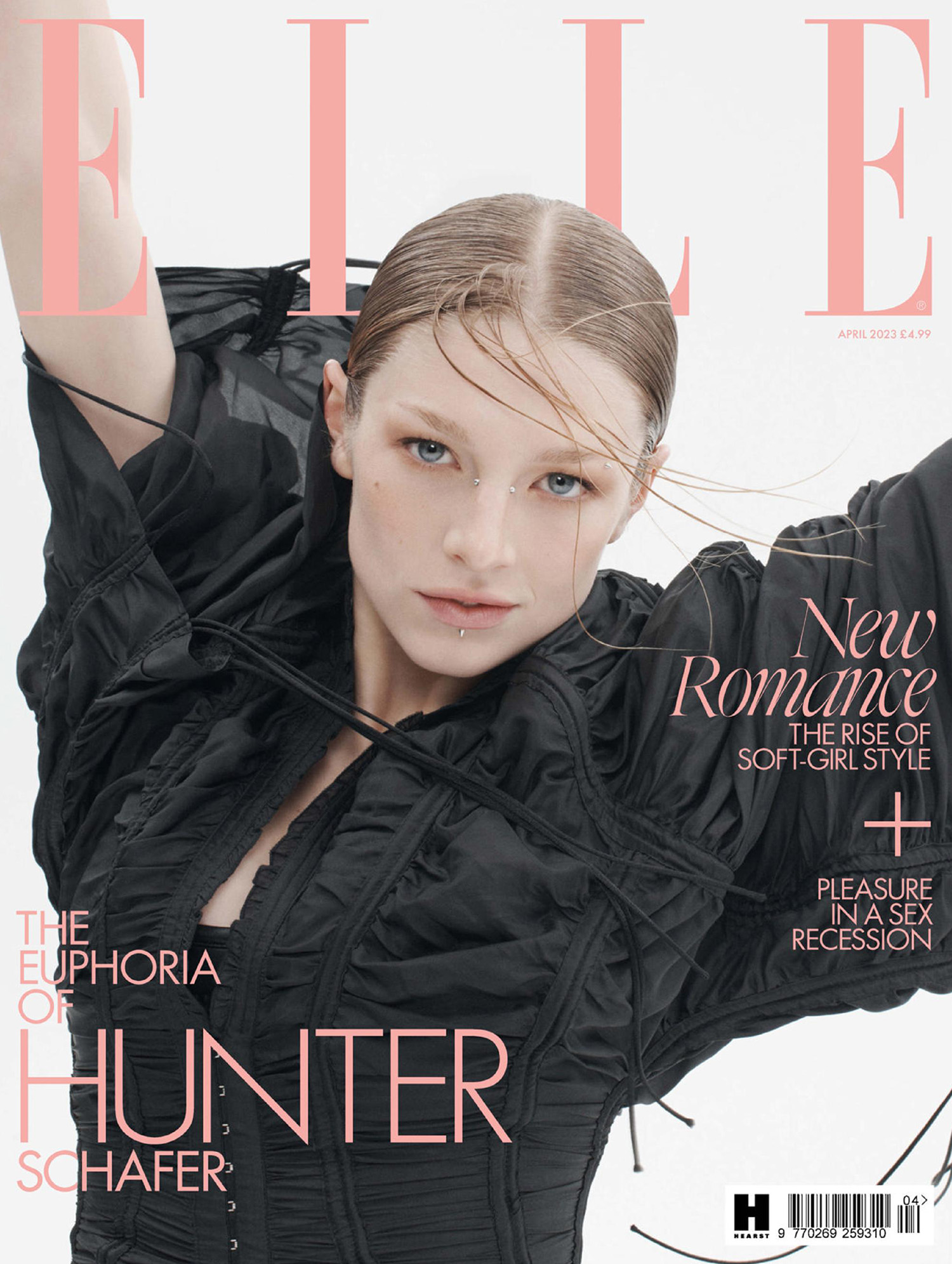 Hunter Schafer covers Elle UK April 2023 by Paola Kudacki