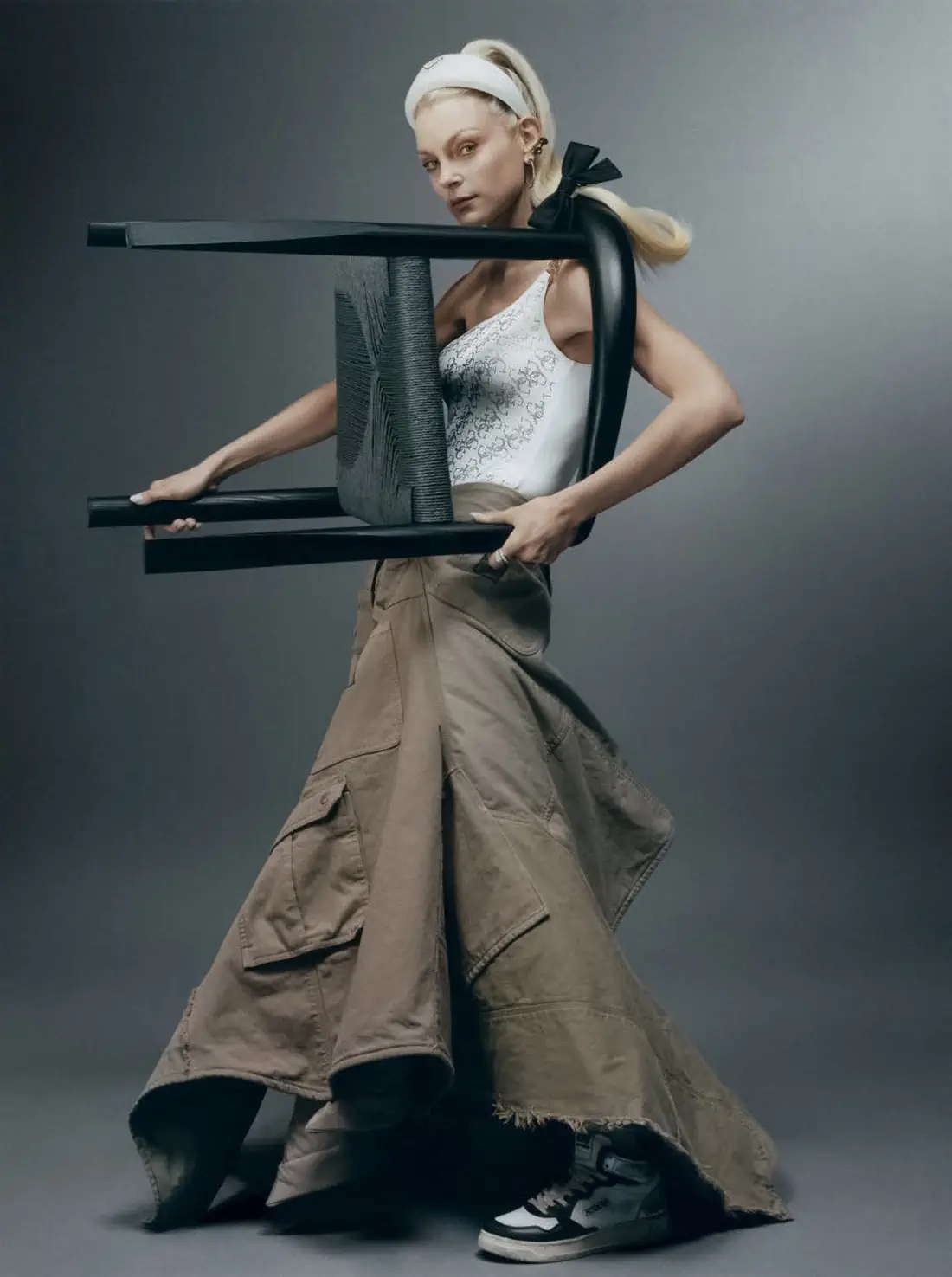 Jessica Stam by Thurstan Redding for Vogue Italia April 2023