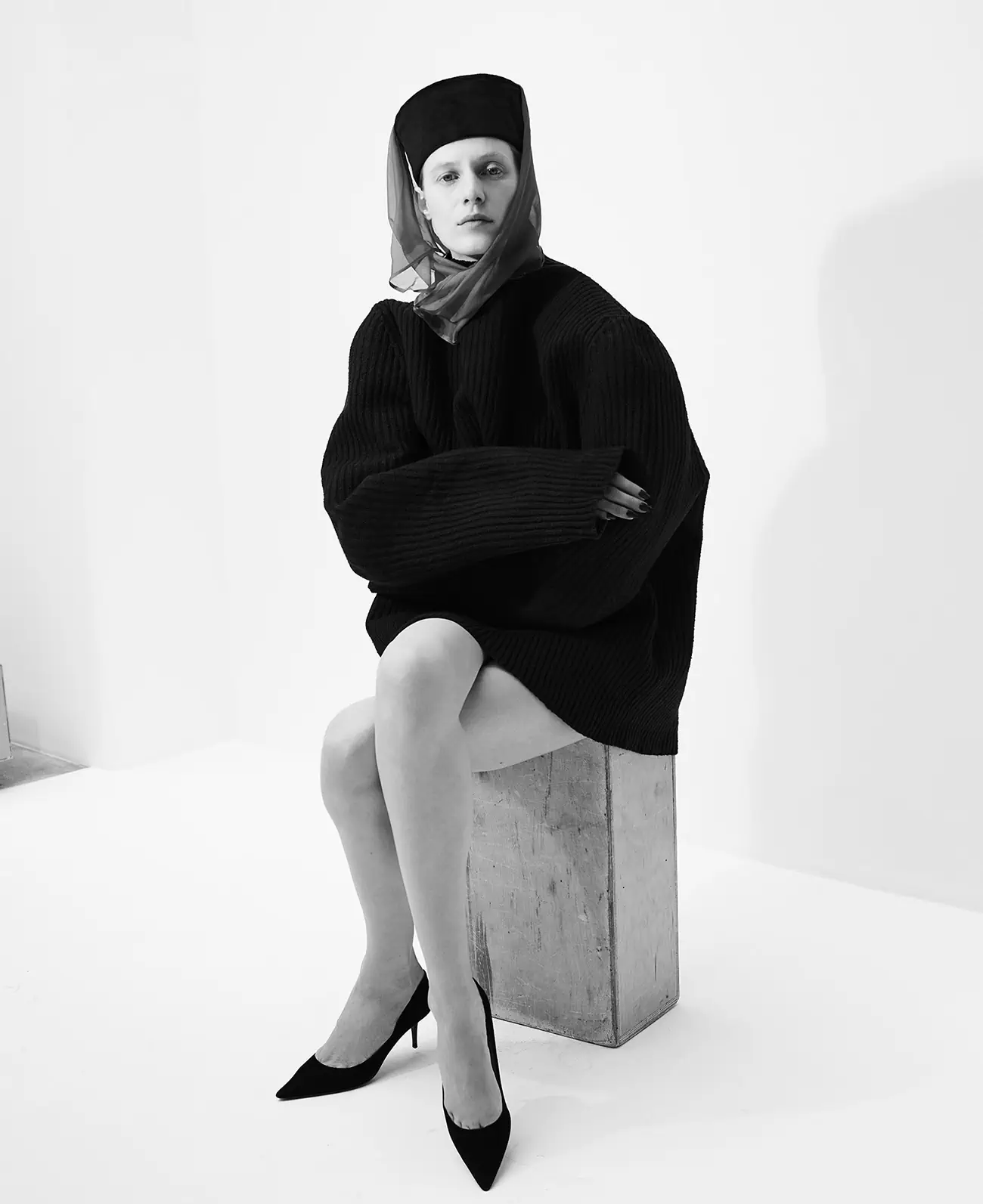 Julia Nobis covers Harper’s Bazaar US May 2023 by Amy Troost