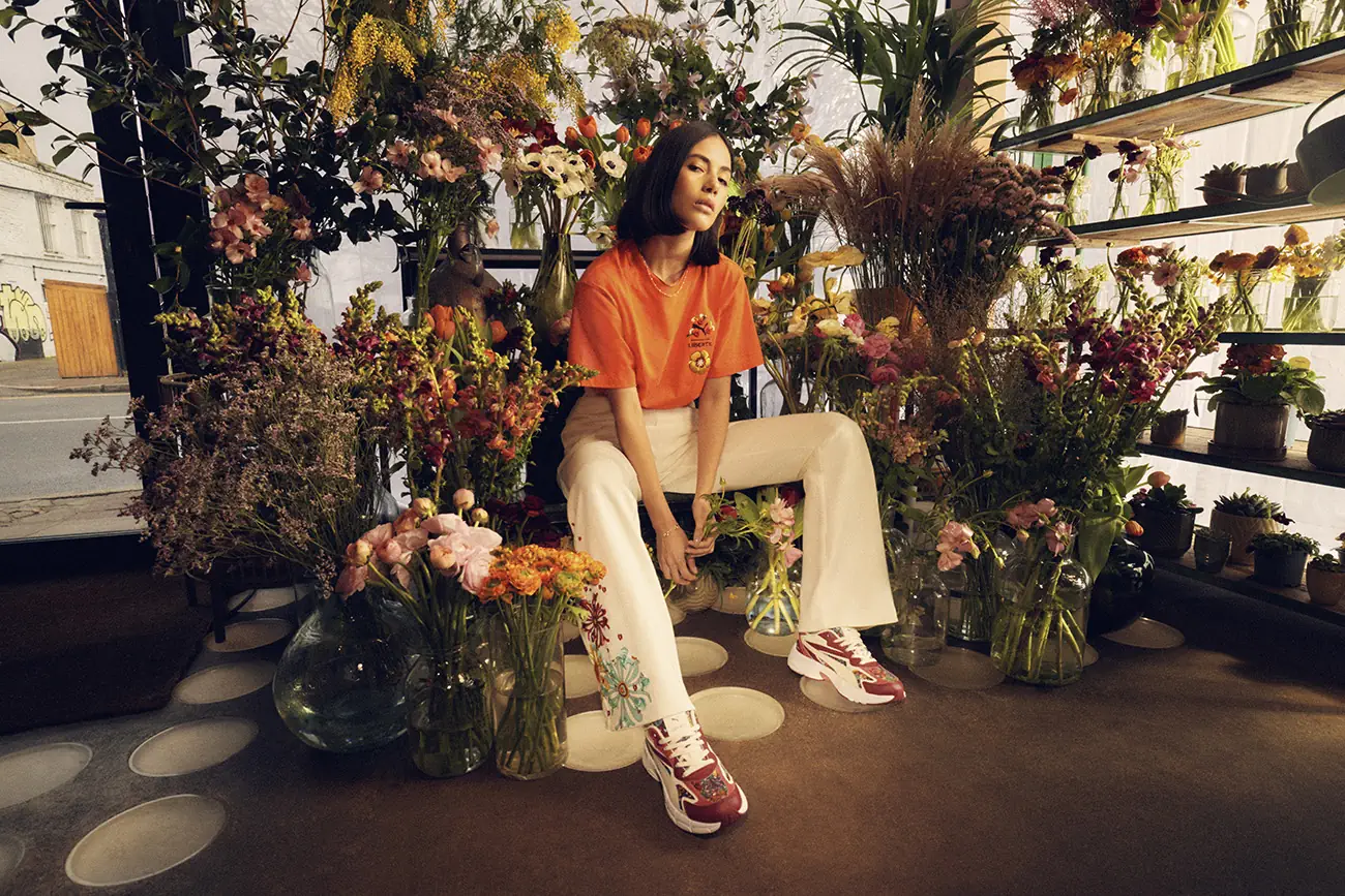 Puma x Liberty's newest collection blossoms with floral elegance