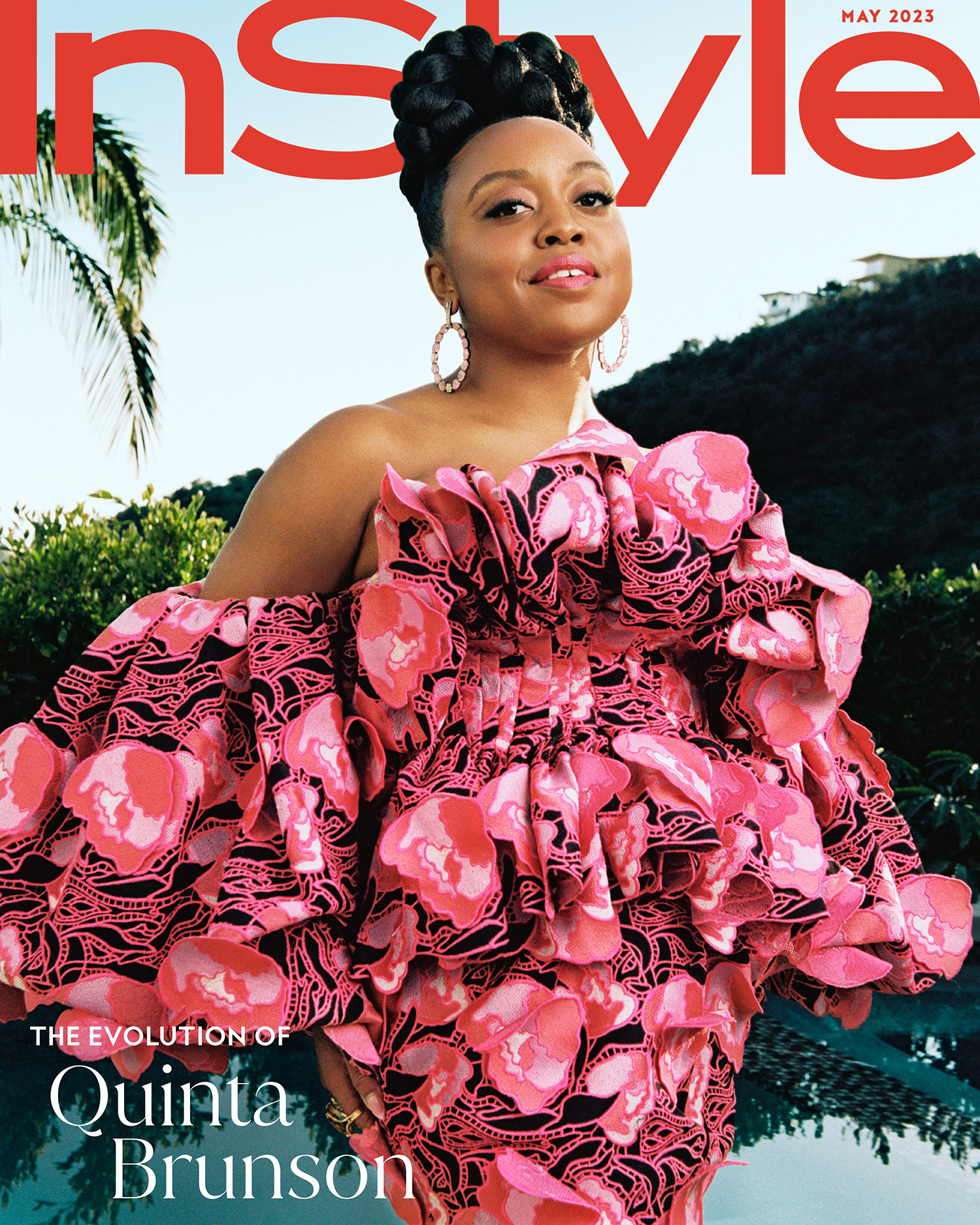 Quinta Brunson covers InStyle US May 2023 by Rosaline Shahnavaz