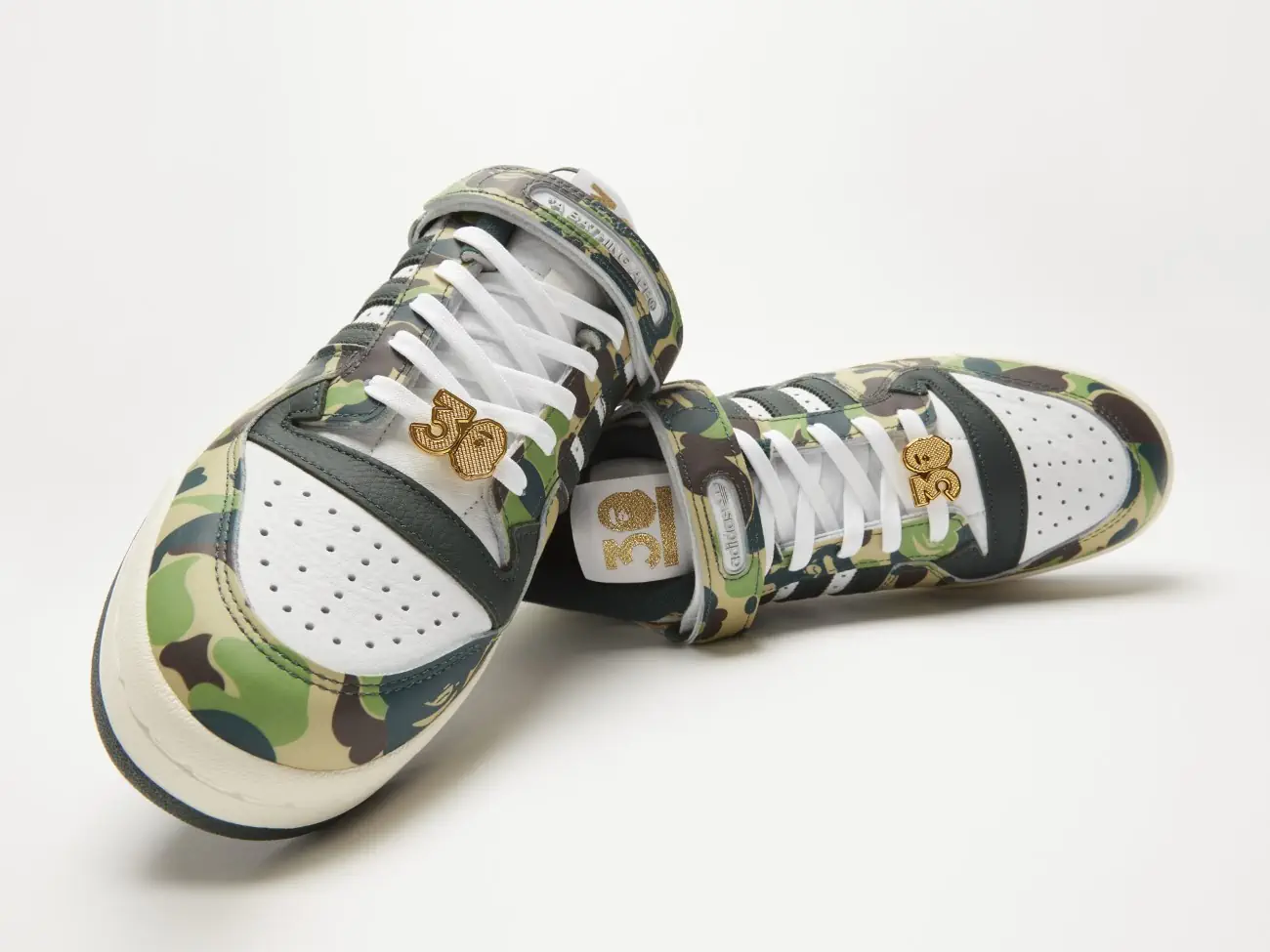 adidas Originals x BAPE® celebrate anniversaries with Forum 84 Low sneaker