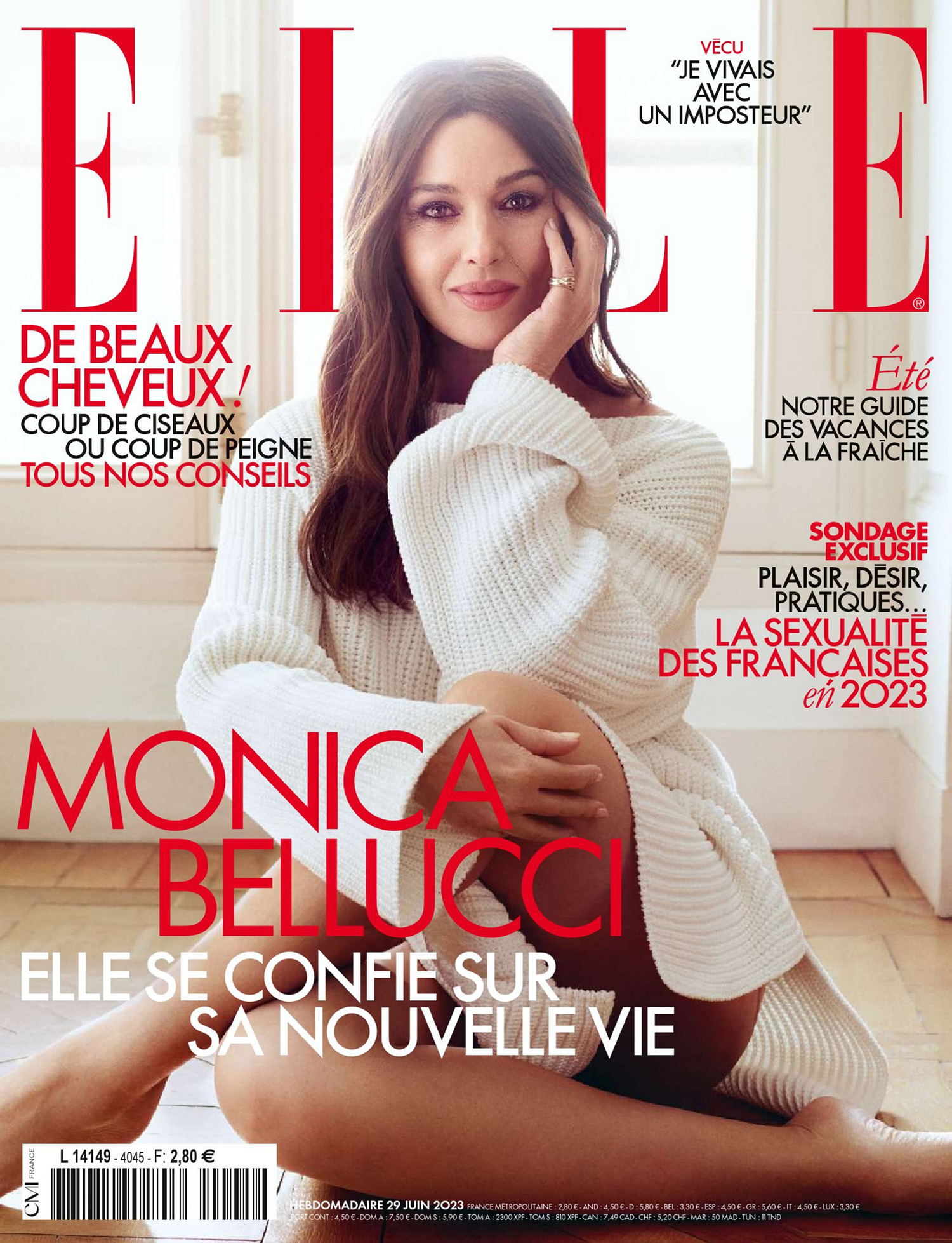 Monica Bellucci covers Elle France June 29th, 2023 by Nico Bustos