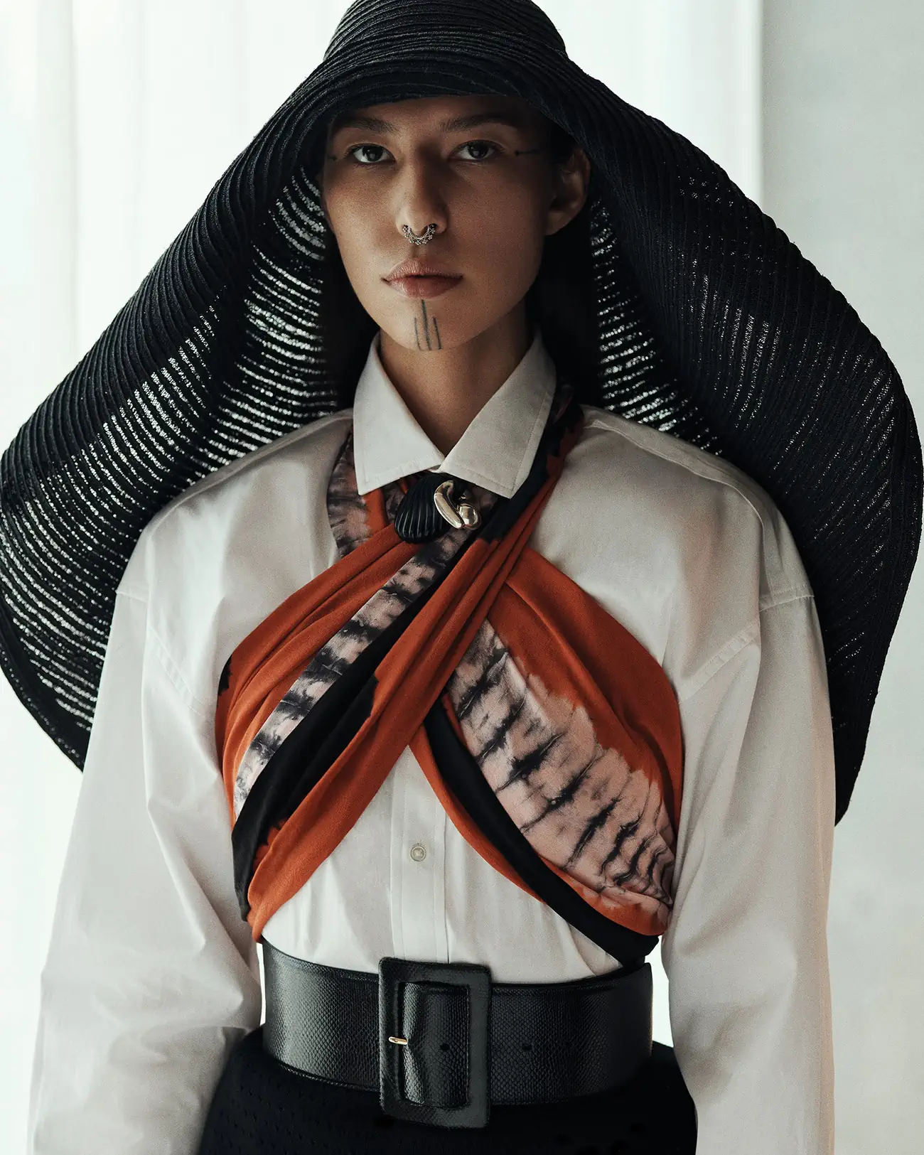Quannah Chasinghorse and D’Pharaoh Woon-A-Tai by Blair Getz Mezibov for Vogue Global May 2023