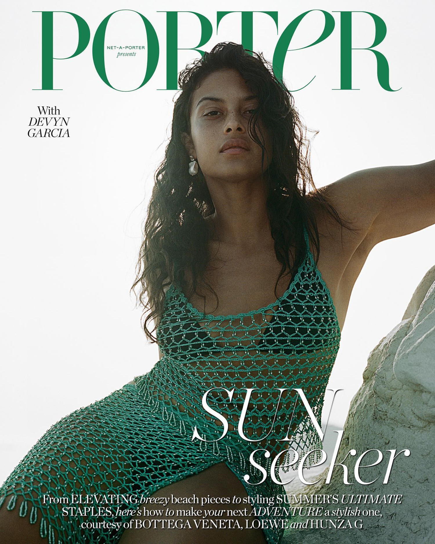 Devyn Garcia covers Porter Magazine July 24th, 2023 by Sonia Szóstak