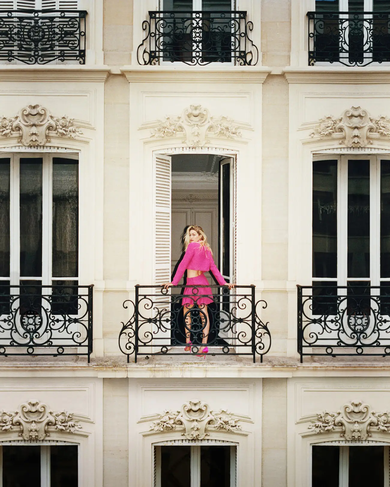 Gigi Hadid charms in Self-Portrait Fall Winter 2023 campaign