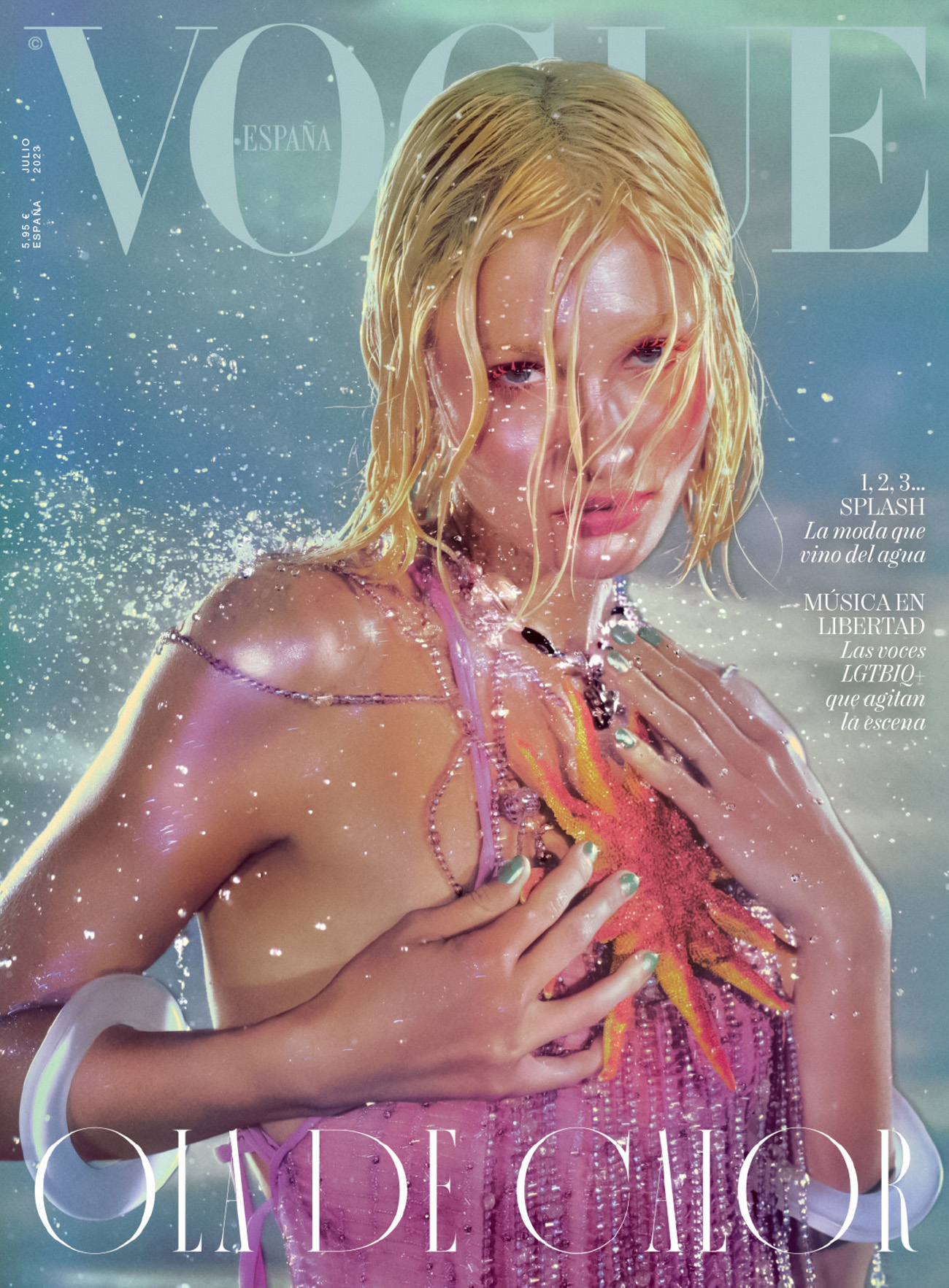Grace Elizabeth covers Vogue Spain July 2023 by Elizaveta Porodina