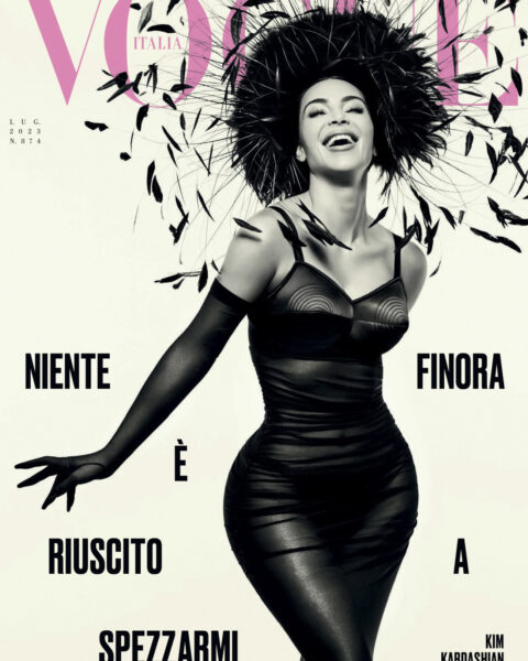Kim Kardashian covers Vogue Italia July 2023 by Rafael Pavarotti