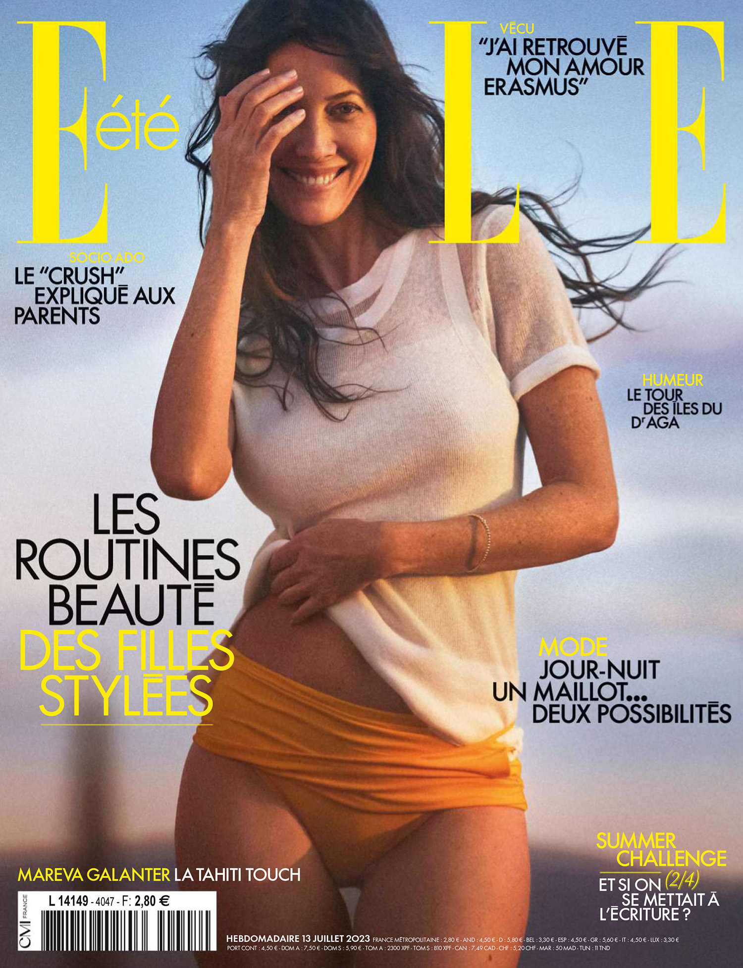 Mareva Galanter covers Elle France July 13th, 2023 by Xavi Gordo