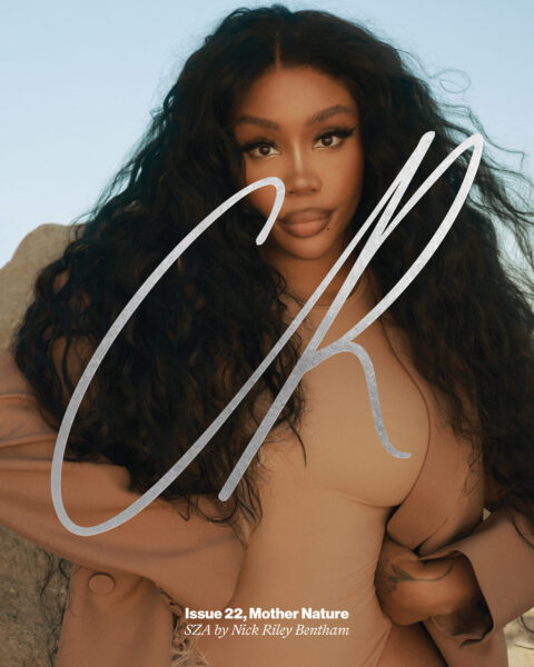 SZA covers CR Fashion Book Issue 22 by Nick Riley Bentham