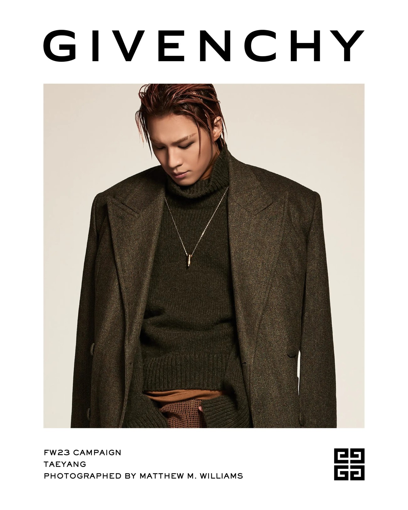 Taeyang shines bright in Givenchy Men's Fall Winter 2023 campaign