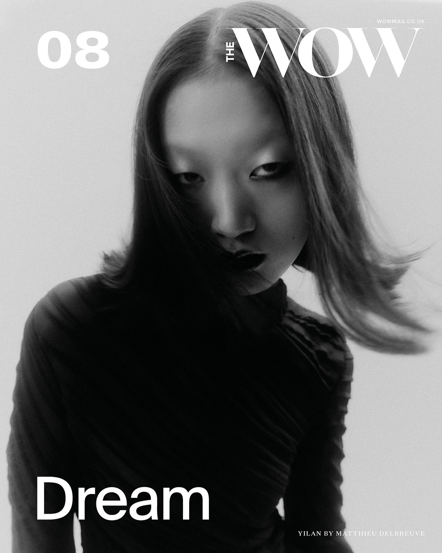 Yilan Hua covers The WOW Magazine Issue 8 2023 by Matthieu Delbreuve