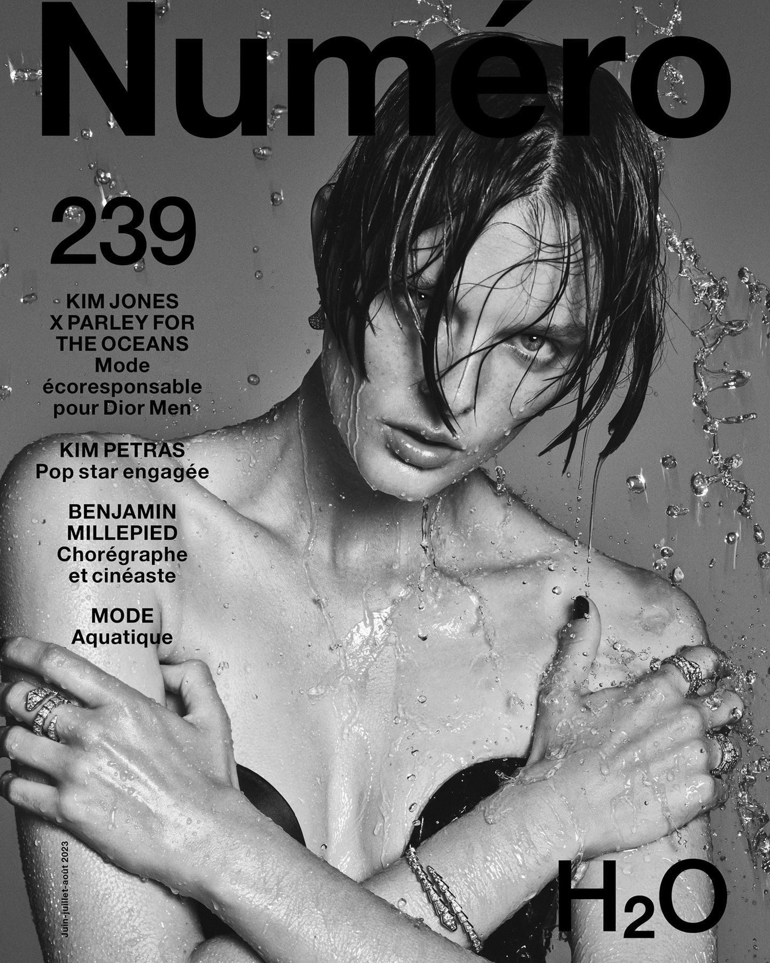 Aylah Peterson covers Numéro June July August 2023 by Ben Hassett