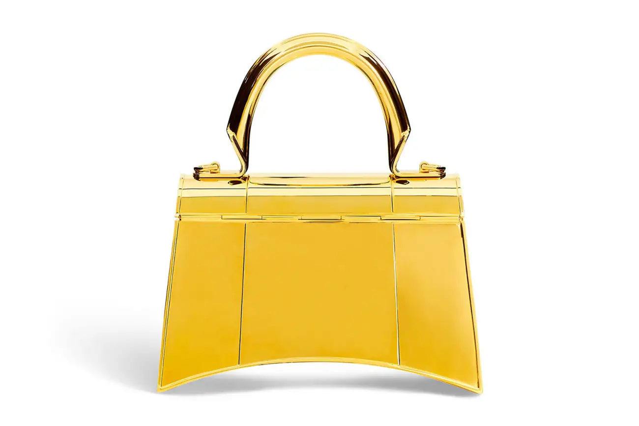 Balenciaga transforms elegance with the brass-Crafted Hourglass Metal XS