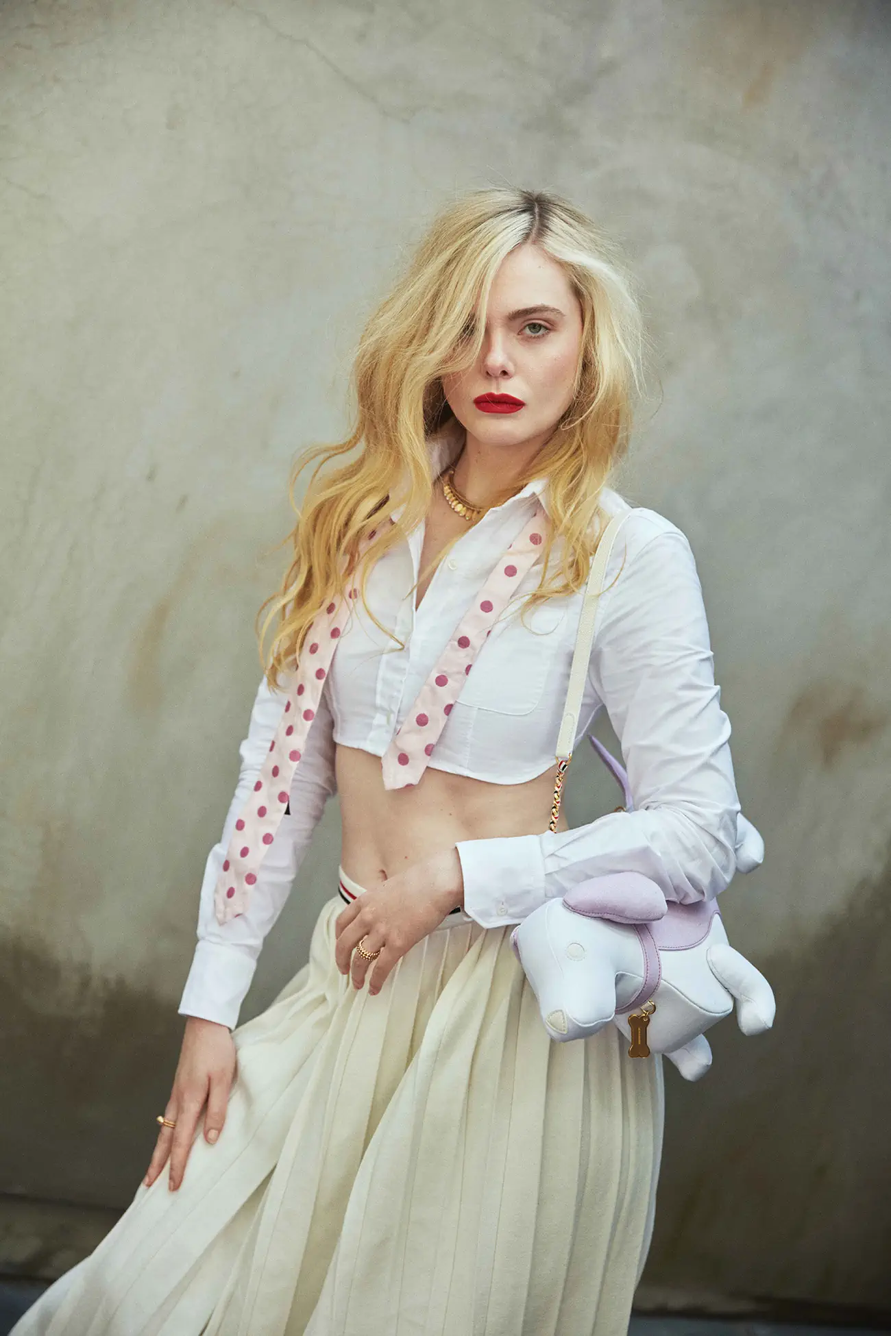 Elle Fanning covers Flaunt Magazine Issue 186 by Greg Swales
