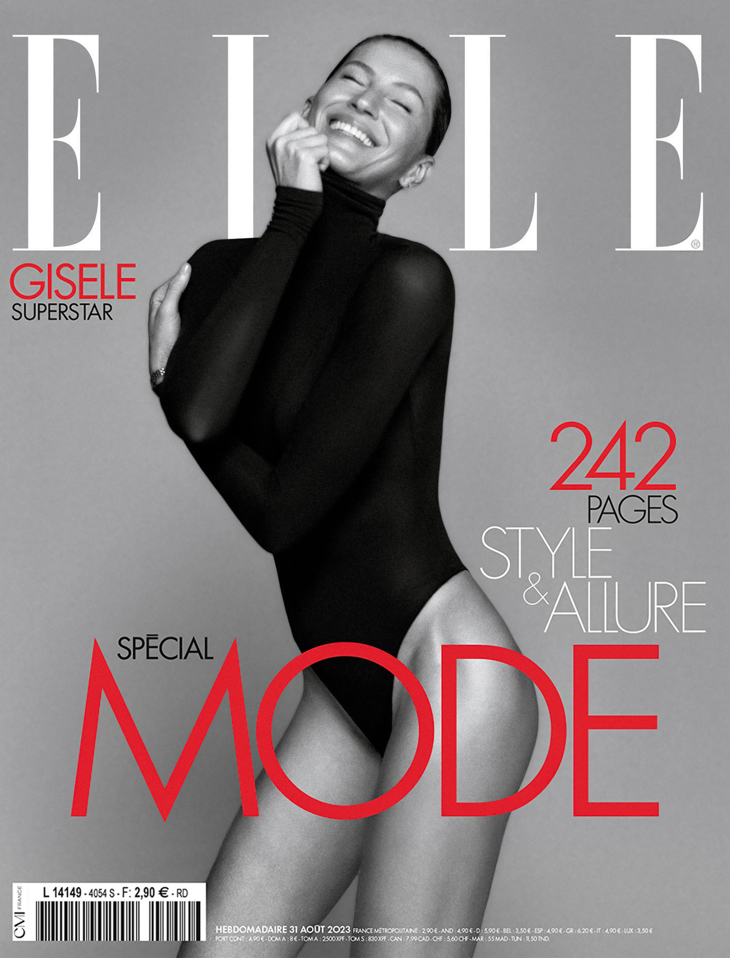 Gisele Bündchen covers Elle France August 31st, 2023 by Chris Colls