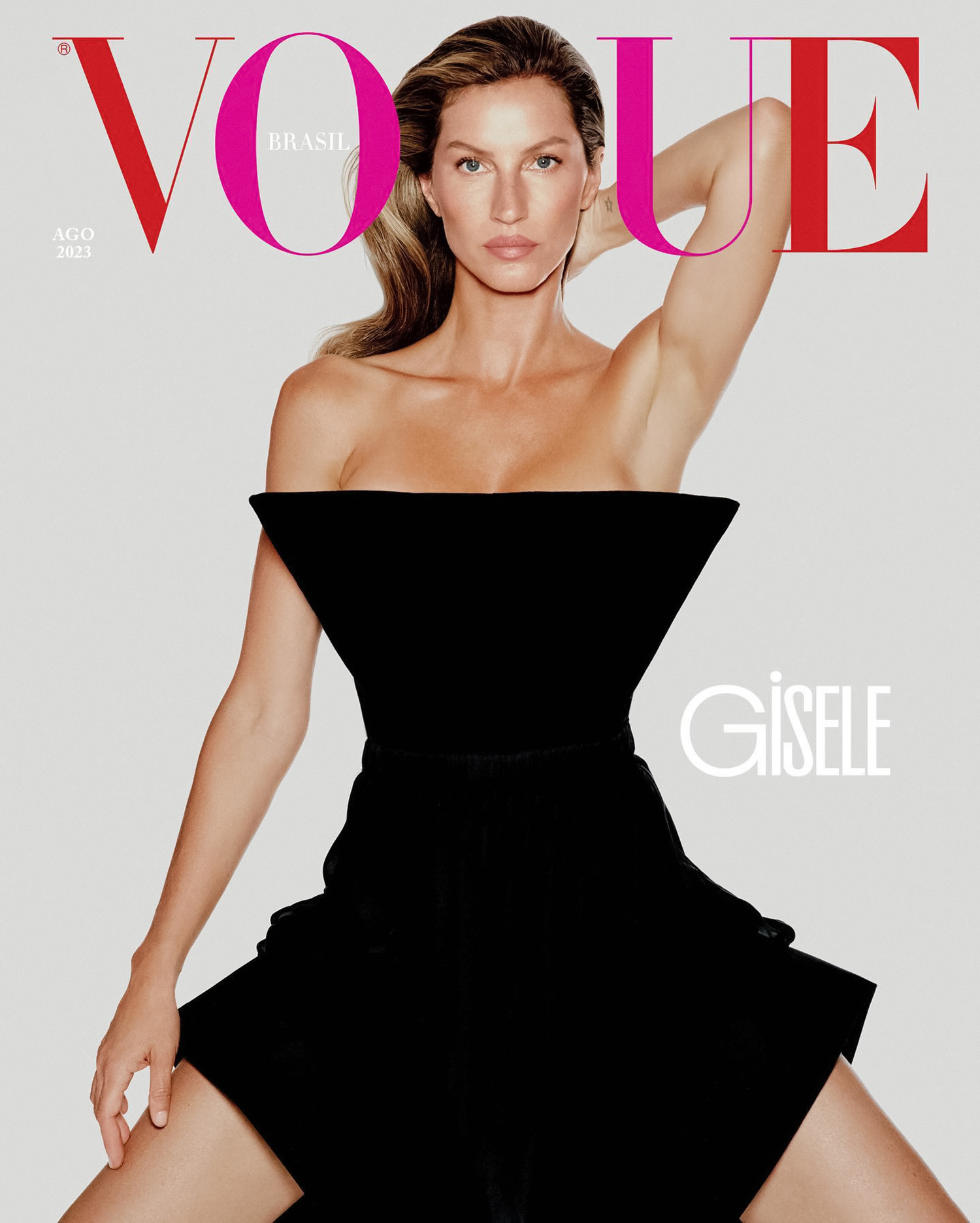 Gisele Bündchen covers Vogue Brazil August 2023 by Lufré