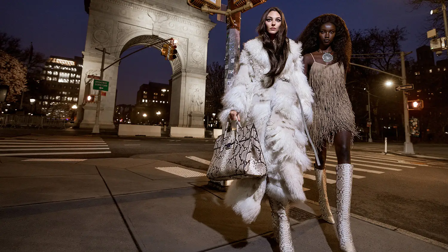 Greenwich glamour meets boho-chic in Michael Kors Collection Fall-Winter 2023 campaign
