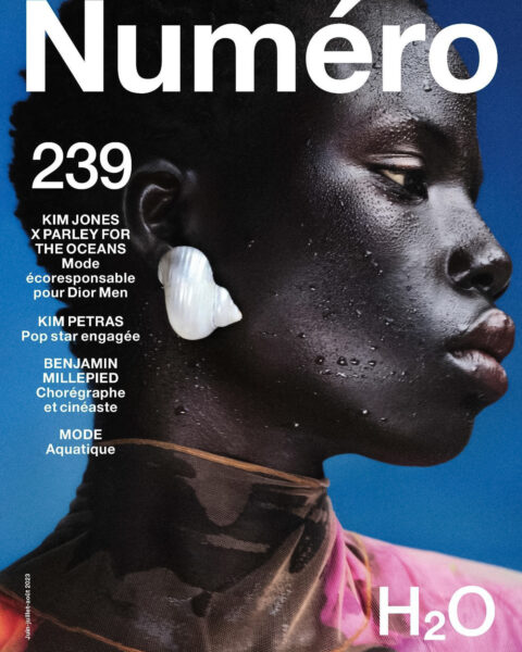 Naomi Apajok covers Numéro June-July-August 2023 by Txema Yeste
