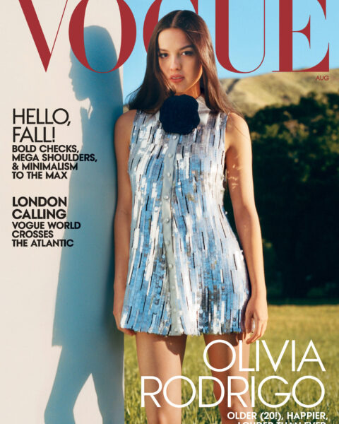 Olivia Rodrigo covers Vogue US August 2023 by Théo de Gueltzl