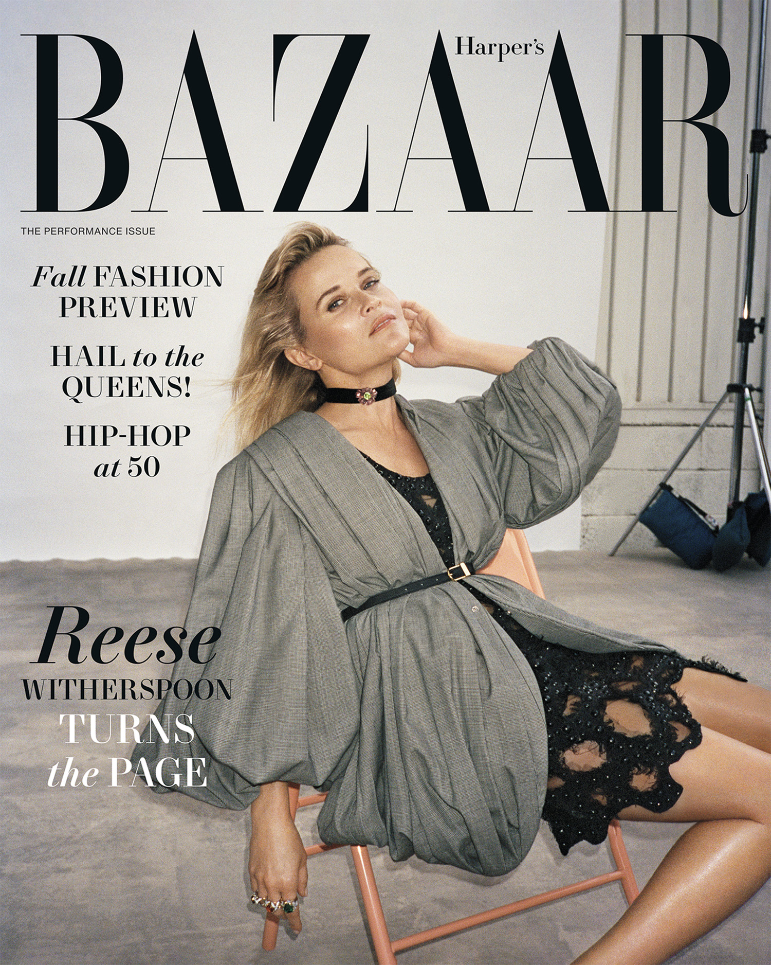 Reese Witherspoon covers Harper’s Bazaar US August 2023 by Cass Bird