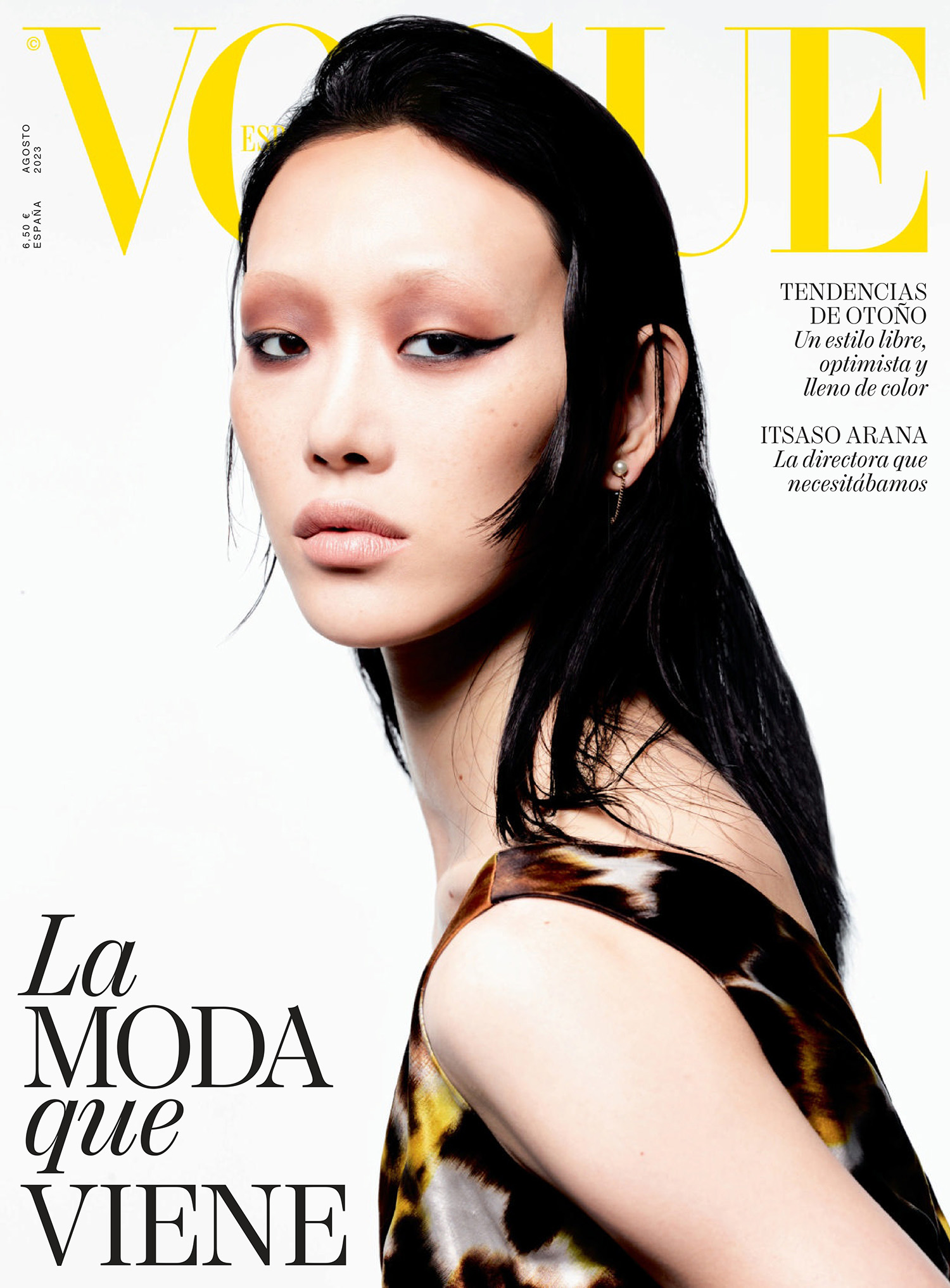Sora Choi covers Vogue Spain August 2023 by Anthony Seklaoui