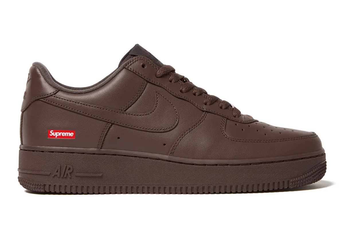 Supreme x Nike Air Force 1 “Baroque Brown” steals the spotlight in Fall ...