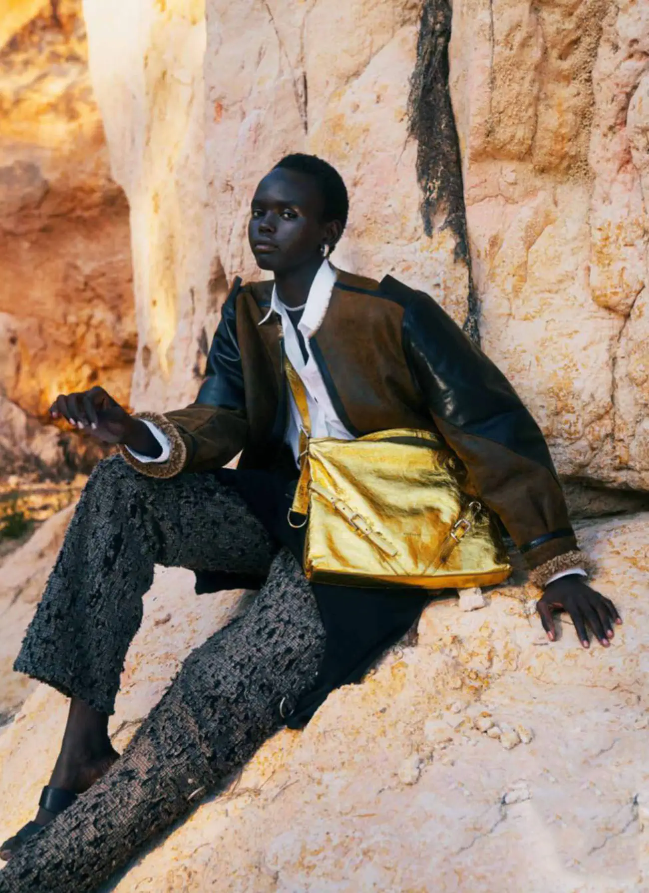 Ajak Matheet by Thiemo Sander for Madame Figaro September 8th, 2023