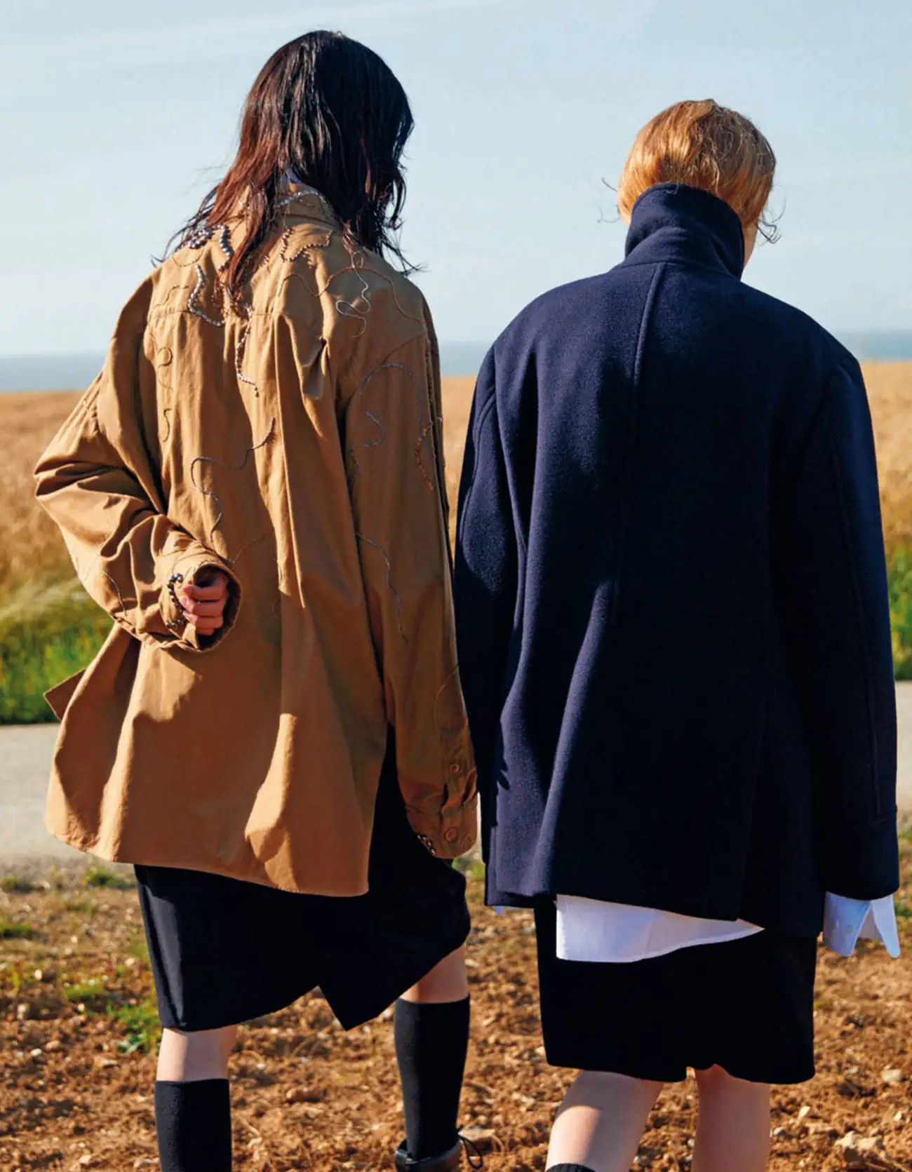 Arina Lush and Lee Ju Hyeok by Romain Sellier for Madame Figaro September 15th, 2023