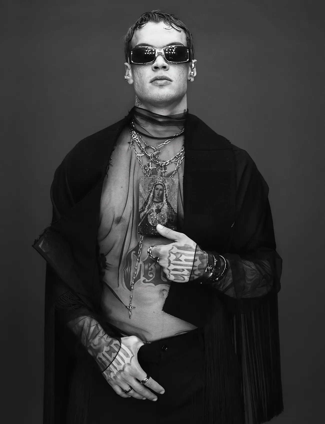 BLANCO in Dolce & Gabbana on VMan Fall Winter 2023 Digital Edition by Steven Klein