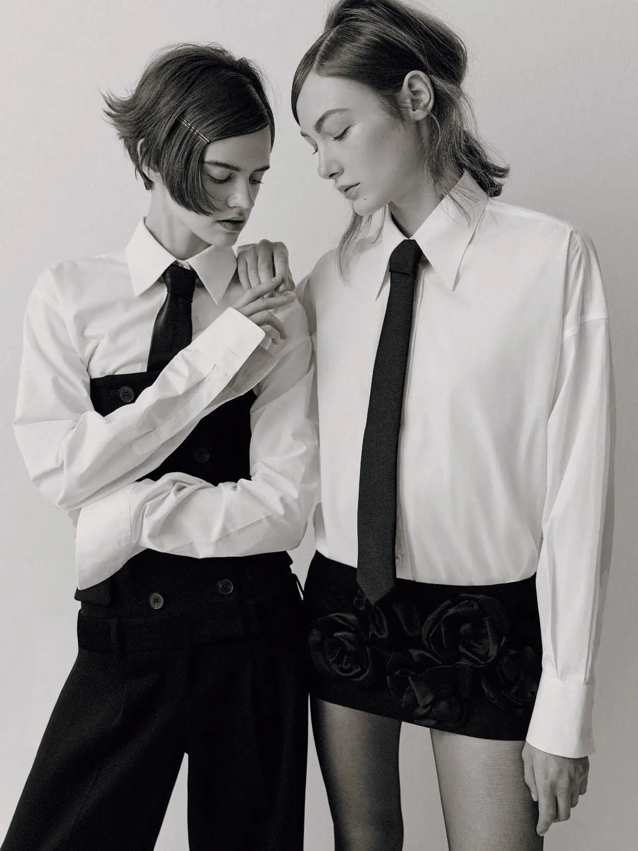 Camille Maille and Lila Pankova by Alessandro Oliva for Elle Italia September 21st, 2023
