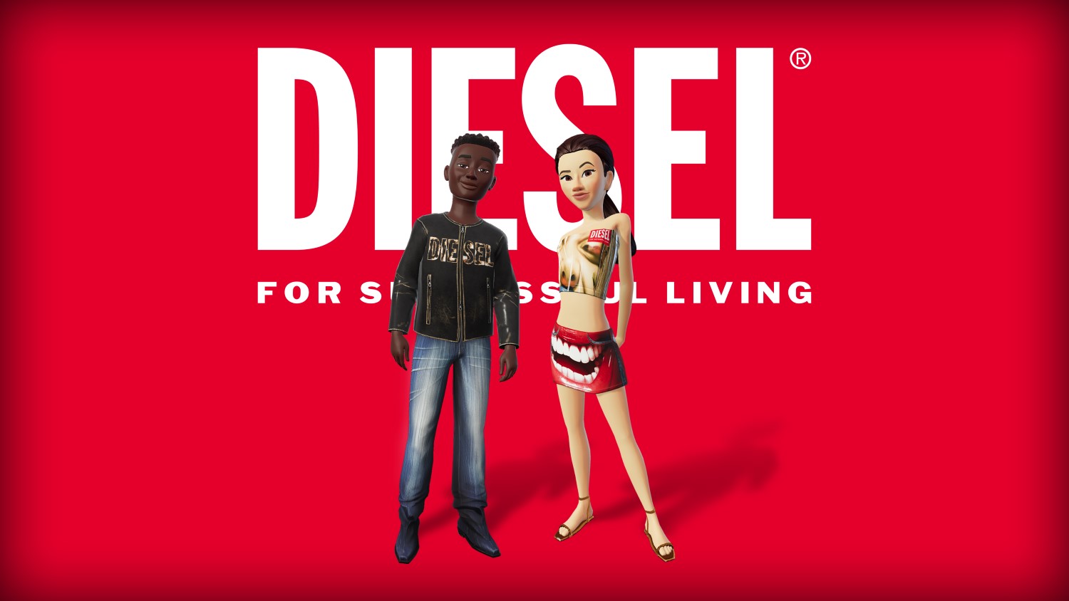 Diesel and DressX pioneer virtual denim for Meta avatars