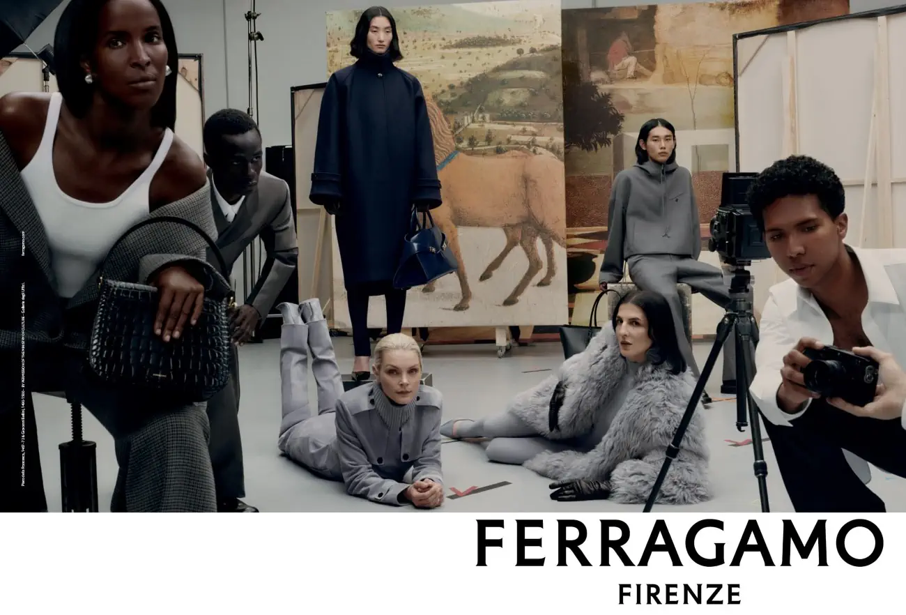Ferragamo Fall-Winter 2023 campaign unveils a new age renaissance