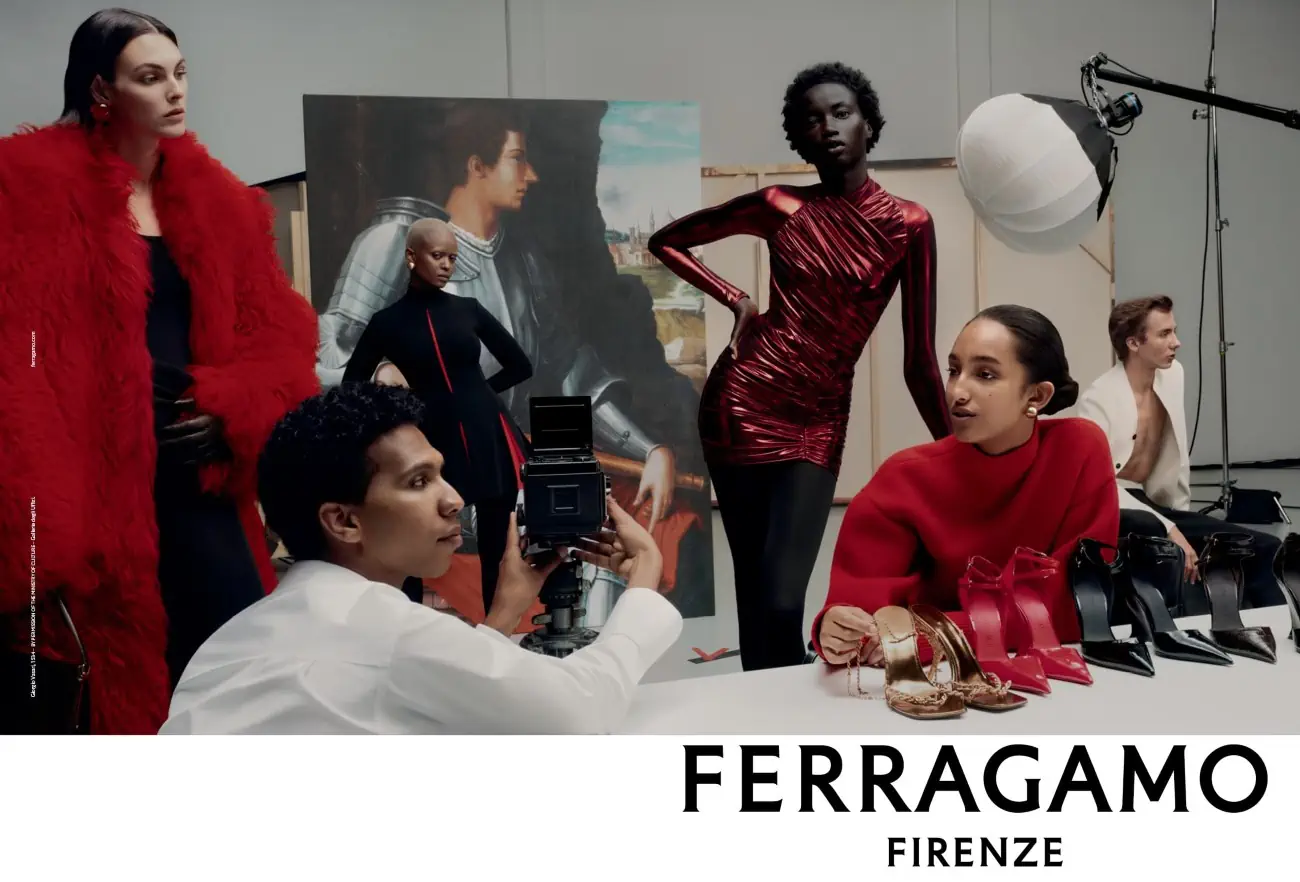 Ferragamo Fall-Winter 2023 campaign unveils a new age renaissance