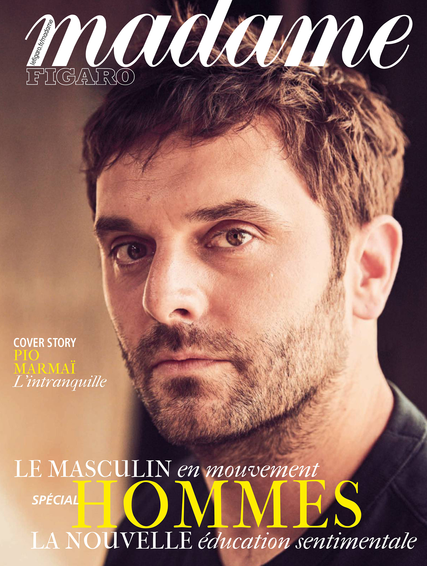 Pio Marmaï covers Madame Figaro September 15th, 2023 by Matthew Brookes