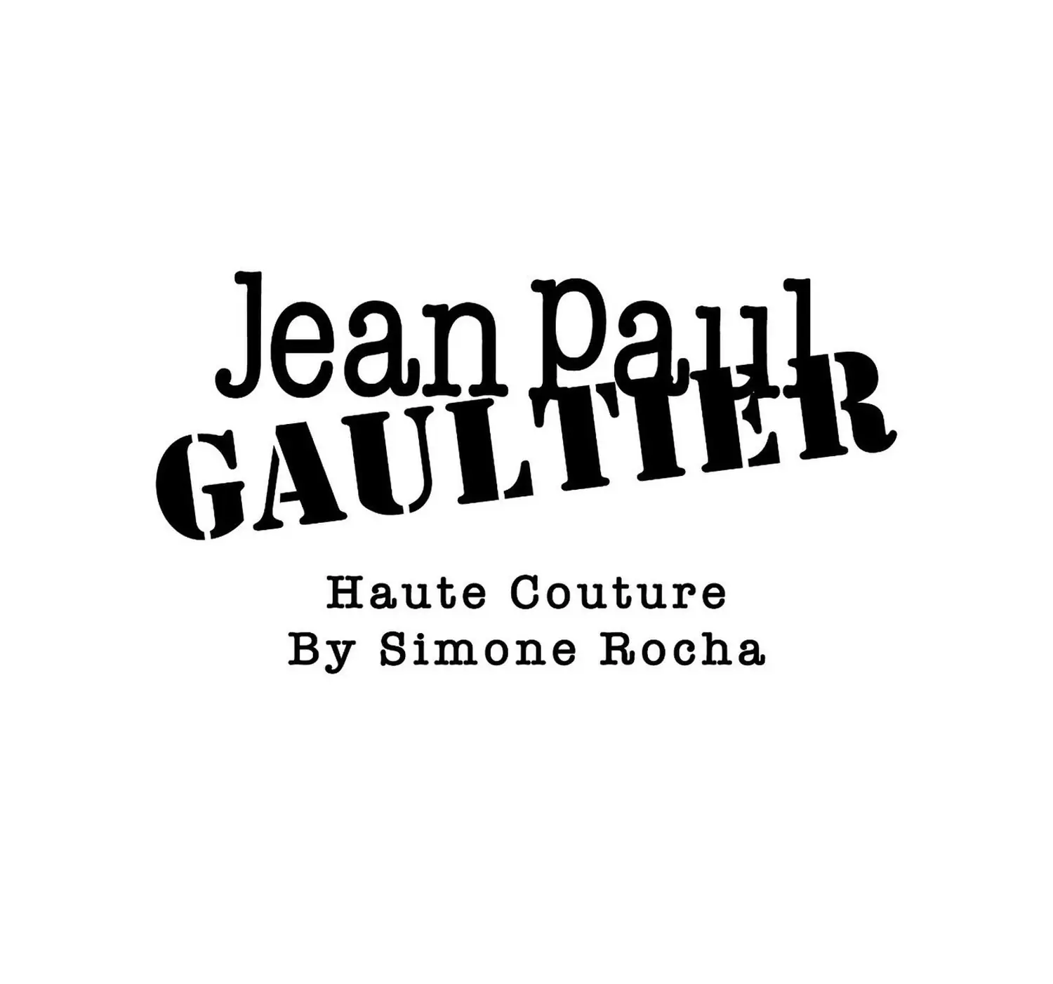 Simone Rocha - Jean Paul Gaultier guest couturier