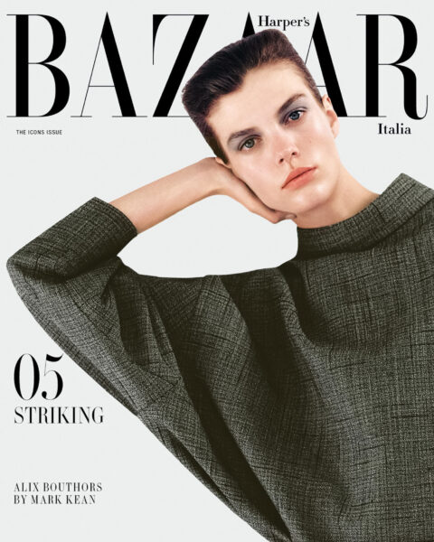 Alix Bouthors covers Harper’s Bazaar Italia September 2023 by Mark Kean