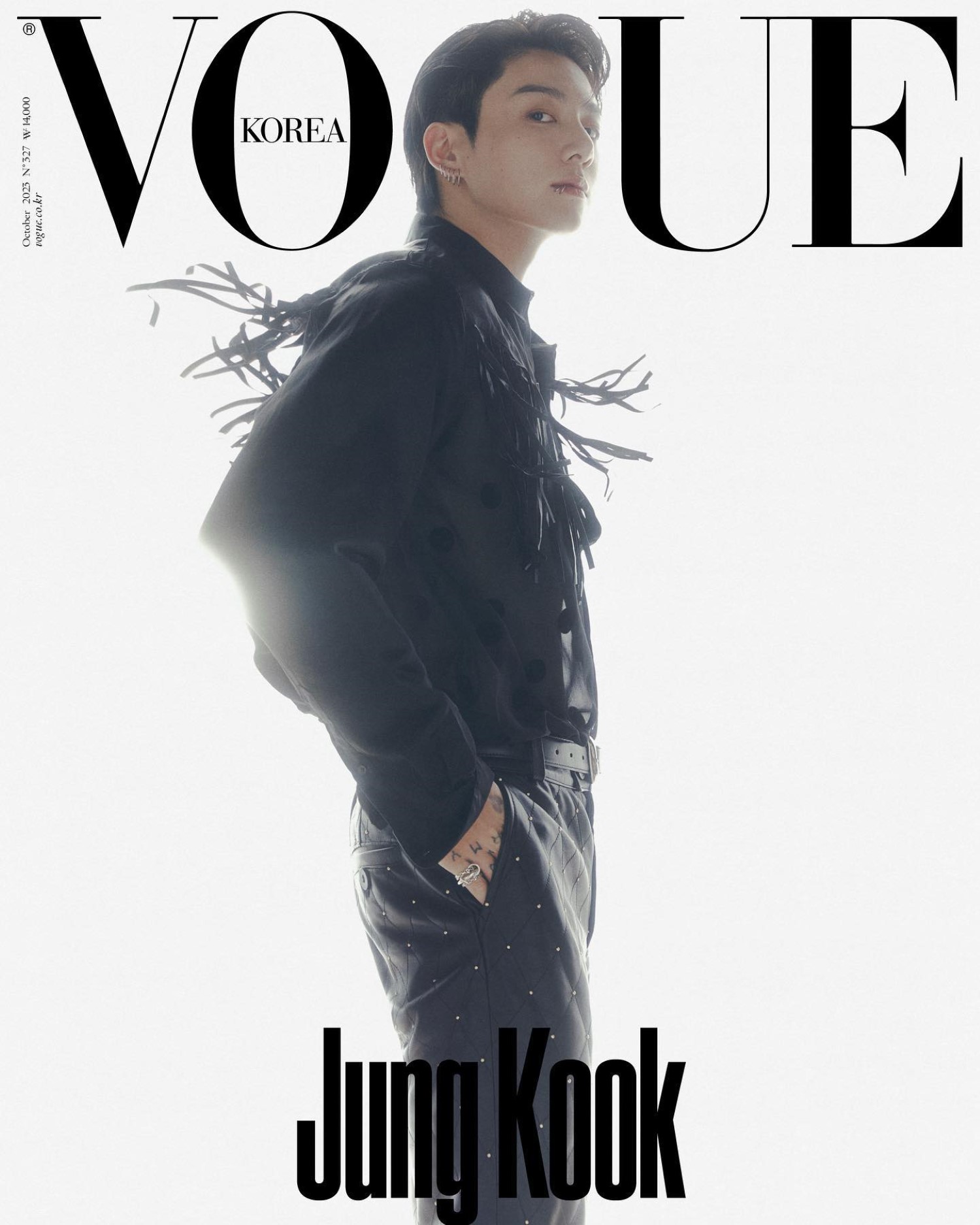 BTS’ Jungkook covers Vogue Korea October 2023 by Park Jongha