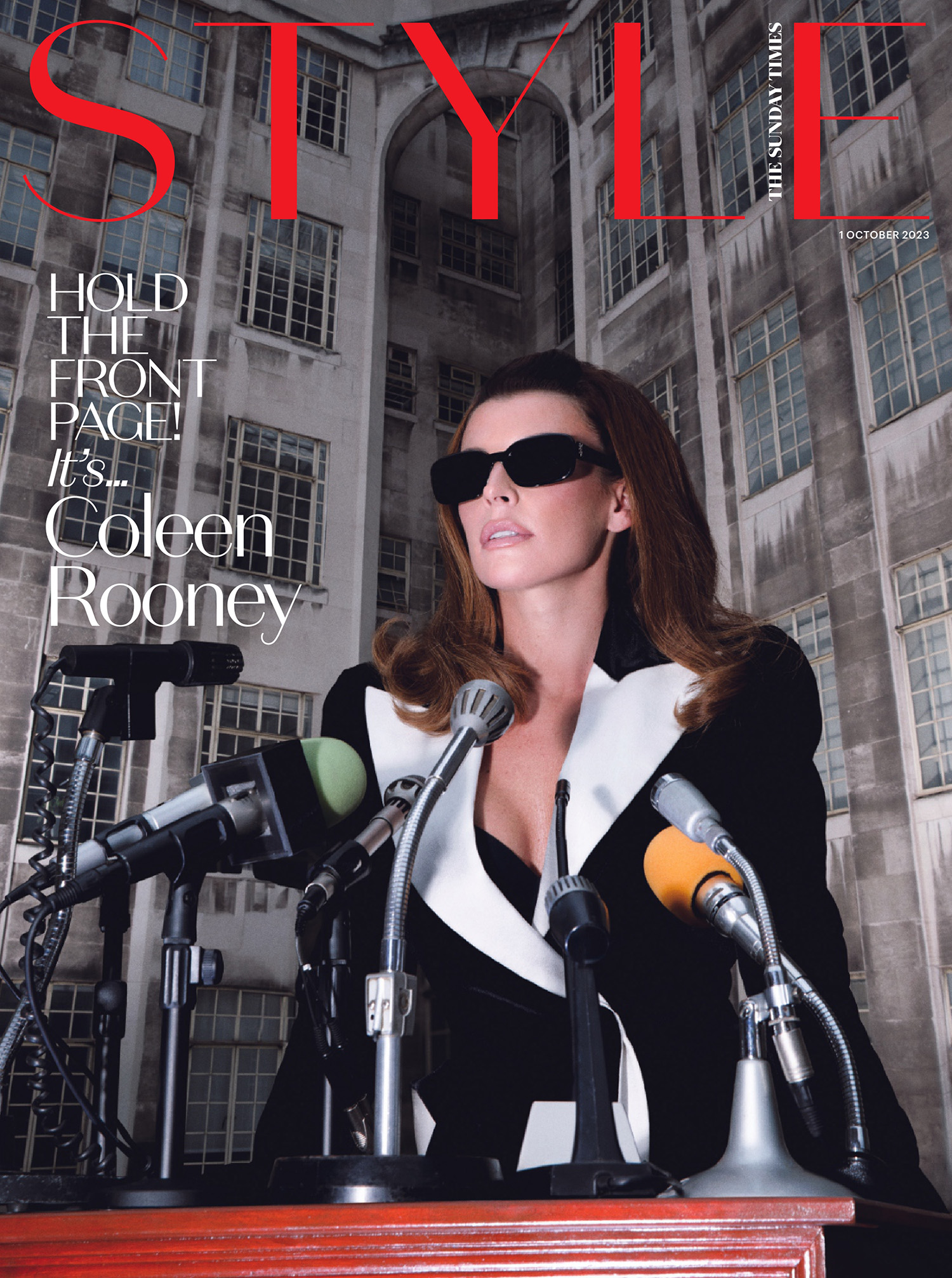 Coleen Rooney covers The Sunday Times Style October 1st, 2023 by Daniel Sachon