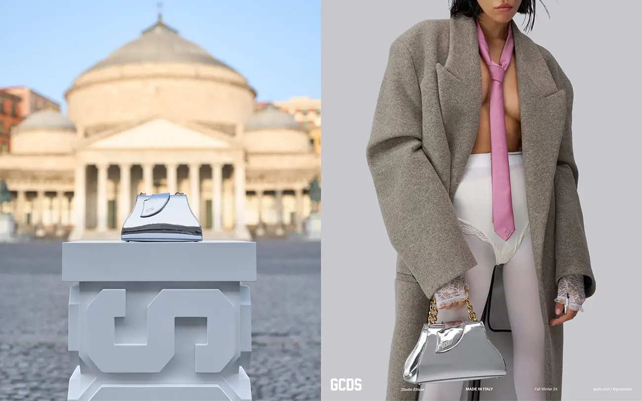 GCDS Fall-Winter 2023 campaign spreads kisses from Naples' coastline