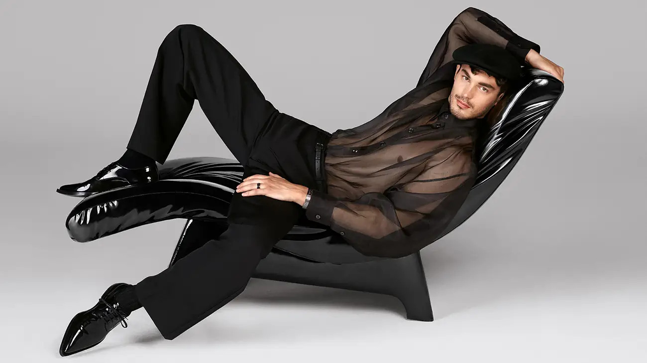 Kit Butler shines in Dolce & Gabbana Men's Fall-Winter 2023 campaign