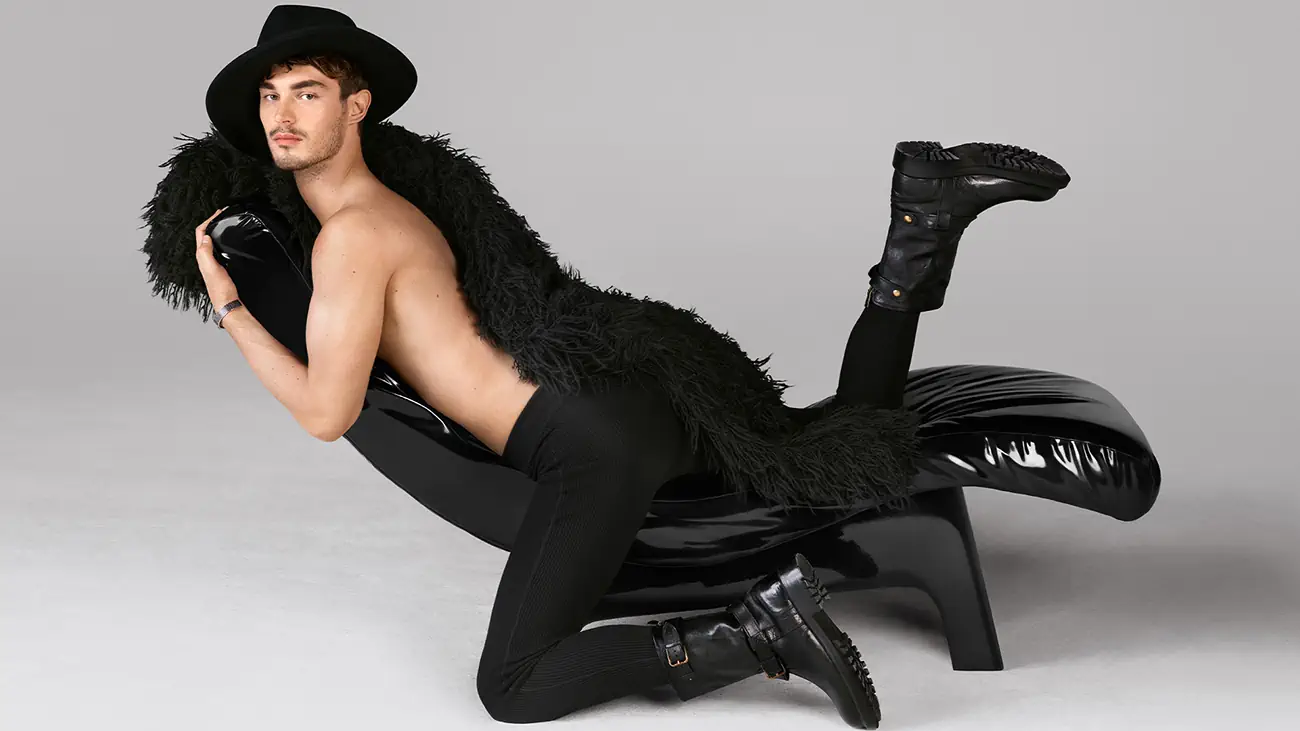 Kit Butler shines in Dolce & Gabbana Men's Fall-Winter 2023 campaign
