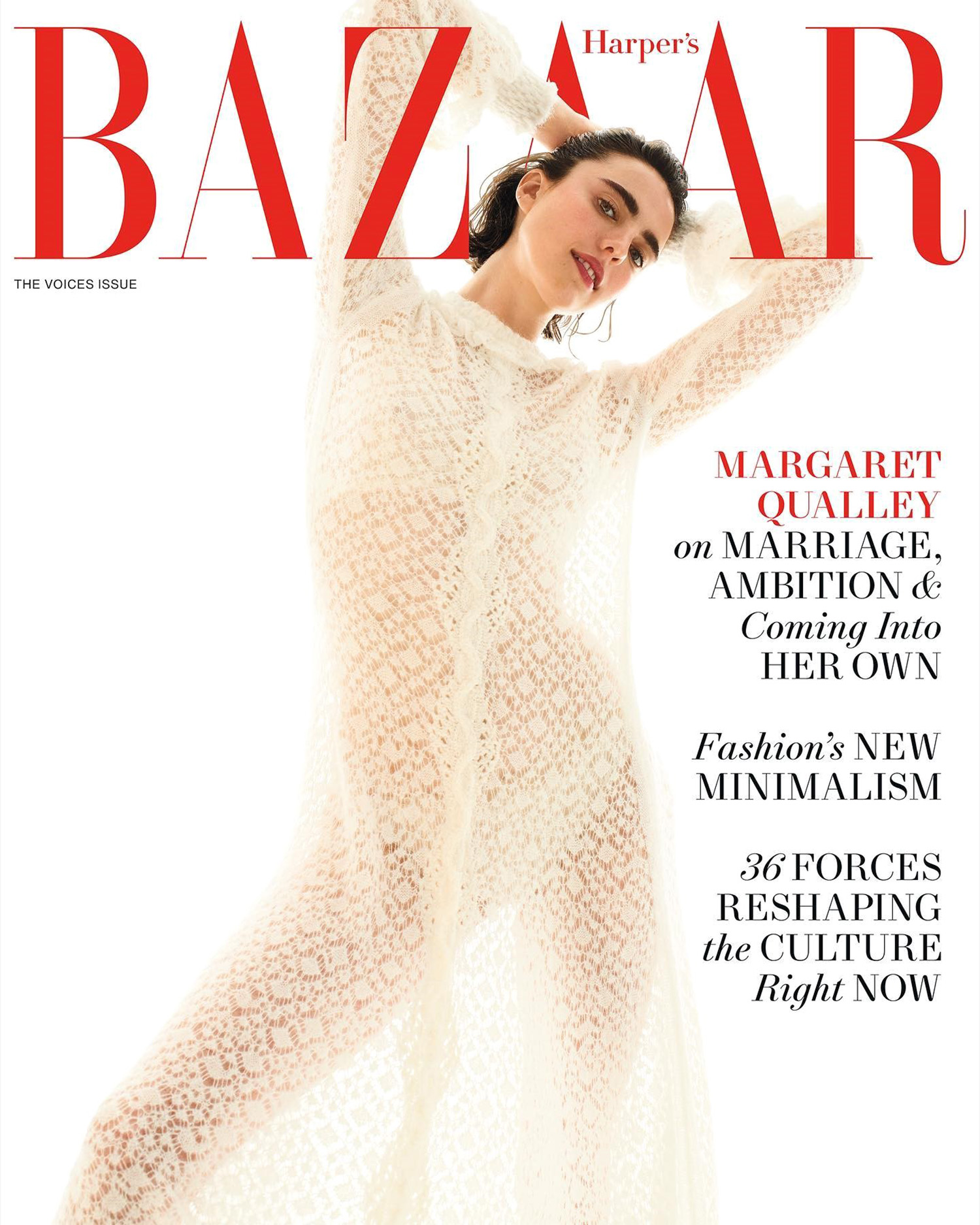 Margaret Qualley covers Harper’s Bazaar US October 2023 by Amy Troost