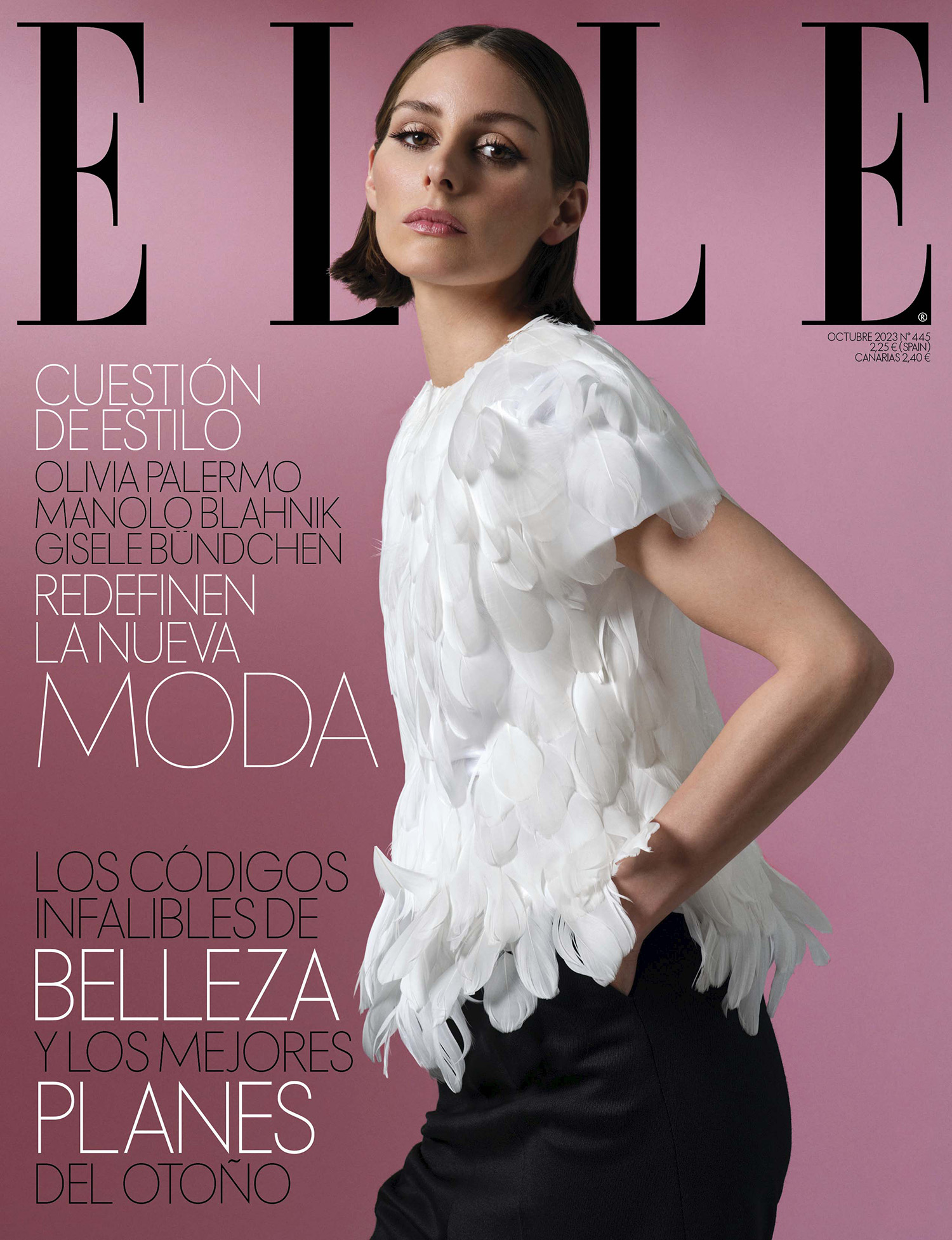 Olivia Palermo covers Elle Spain October 2023 by Javier Lopez