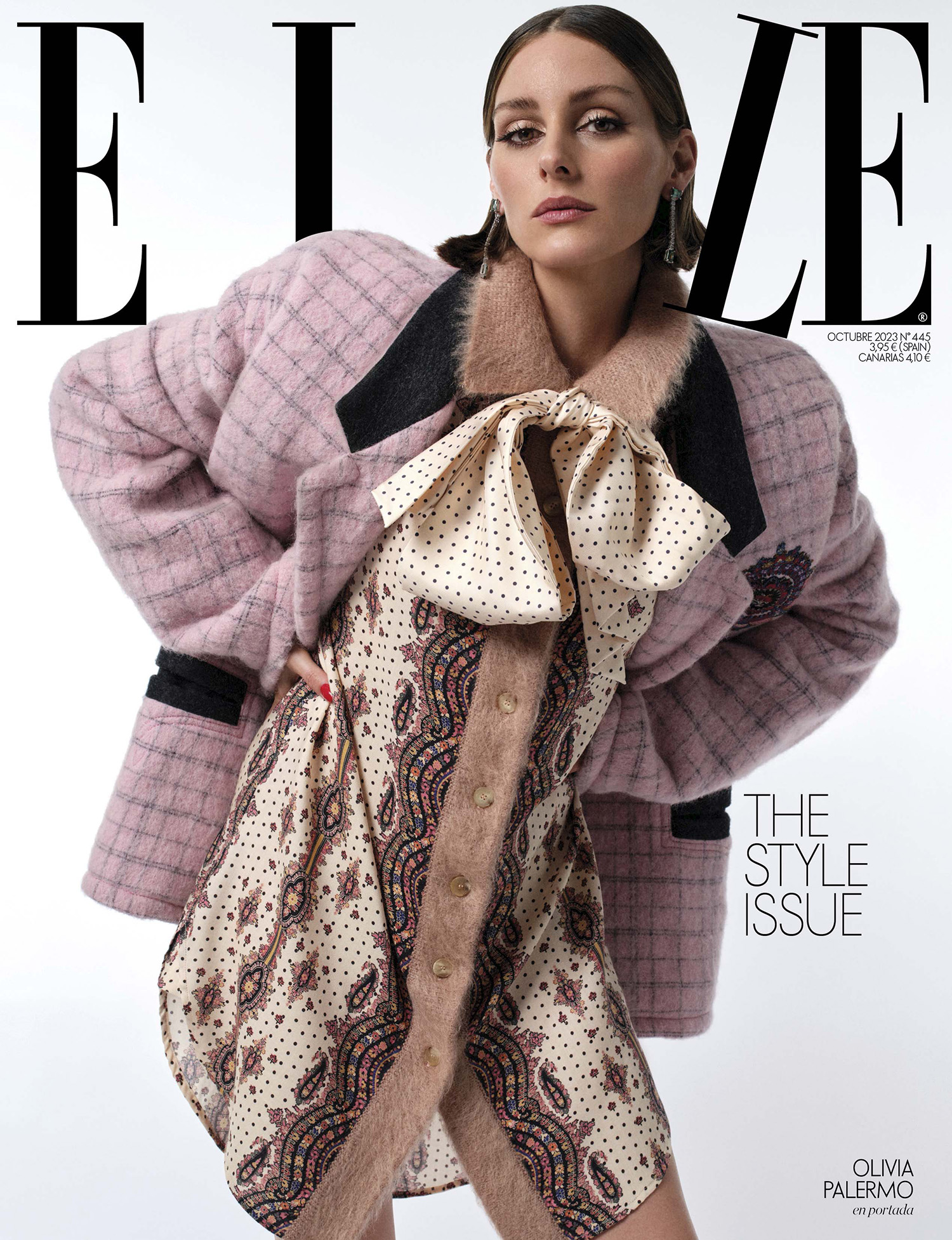 Olivia Palermo covers Elle Spain October 2023 by Javier Lopez