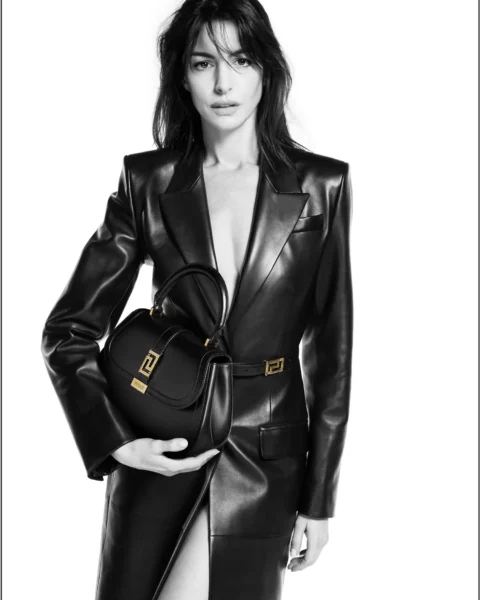 Versace 'Icon' 2023 campaign with Anne Hathaway and Chris Lee