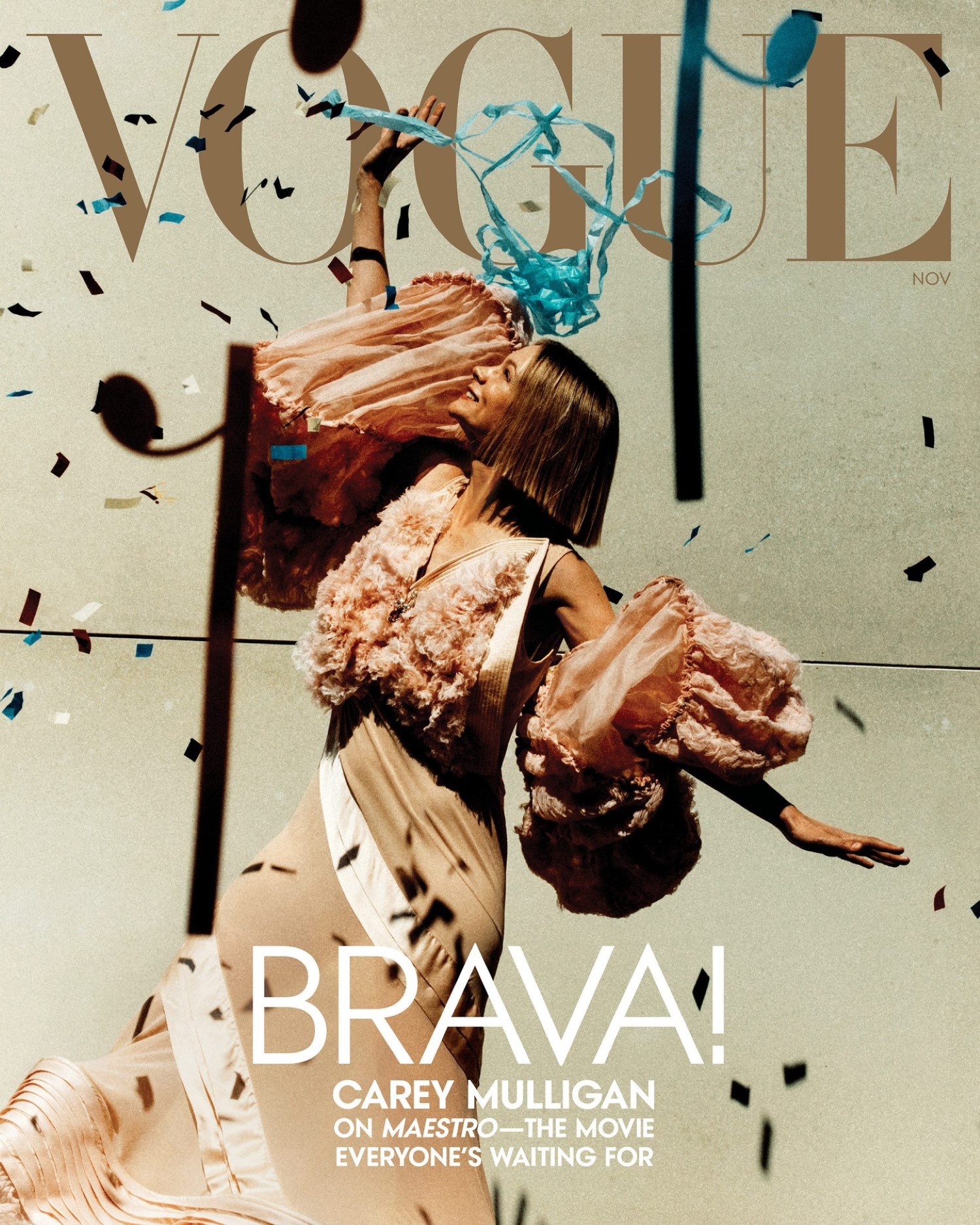 Carey Mulligan covers Vogue US November 2023 by Jack Davison