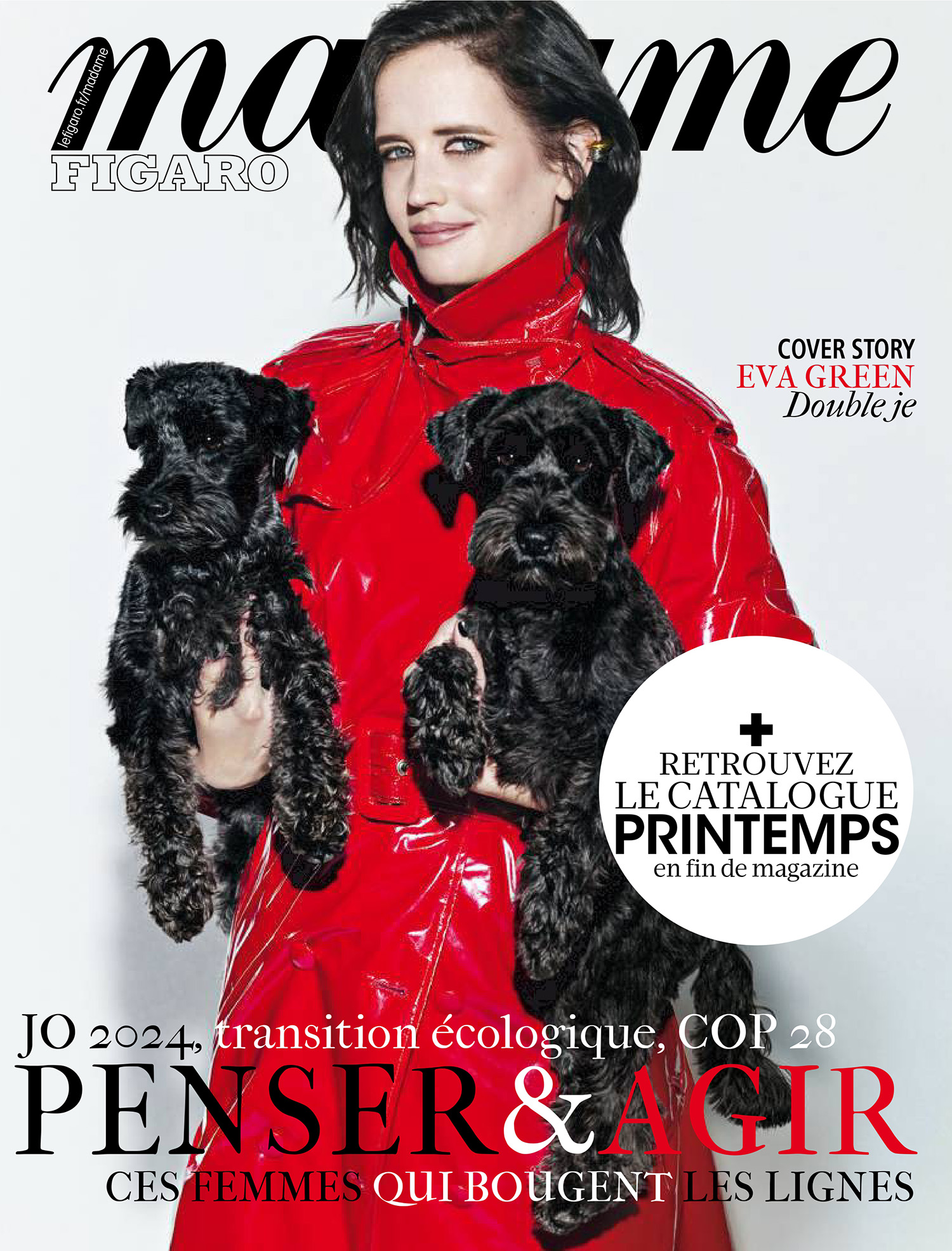 Eva Green covers Madame Figaro November 24th, 2023 by Tom Munro