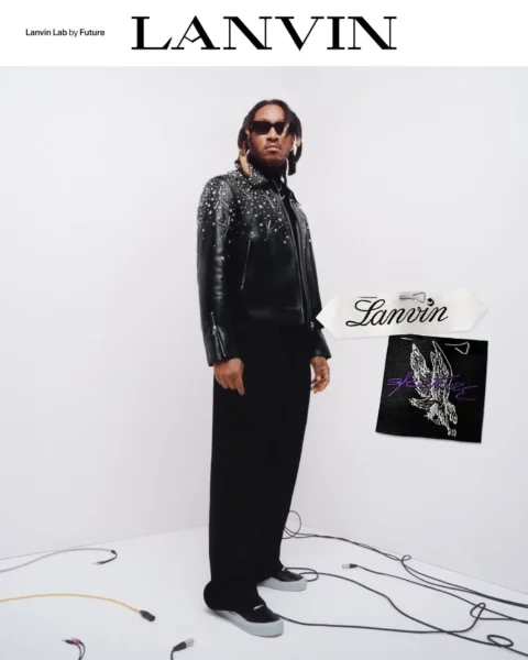 Future showcases his first Lanvin Lab collection