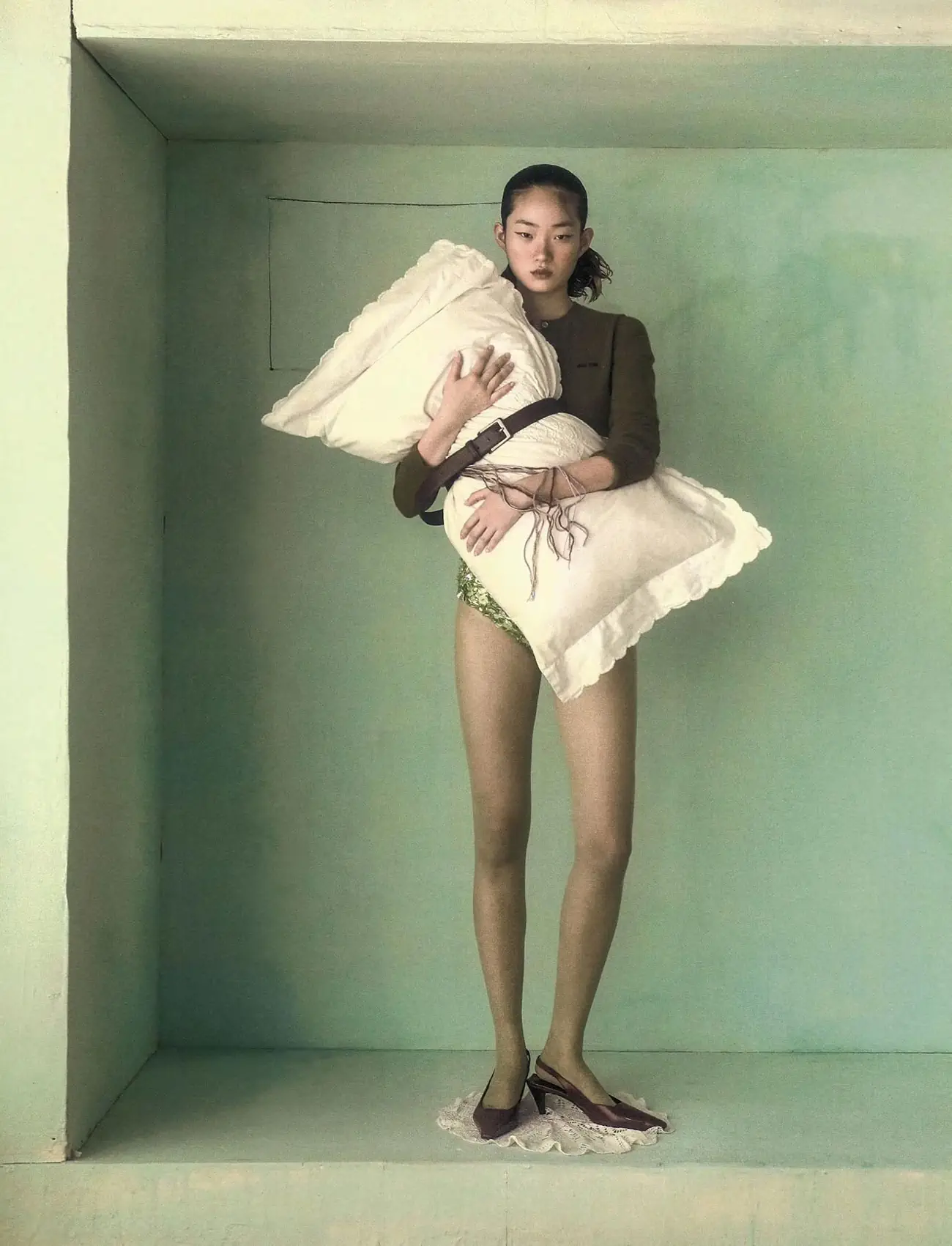 Hyunji Shin covers Numéro November 2023 by Szilveszter Makó